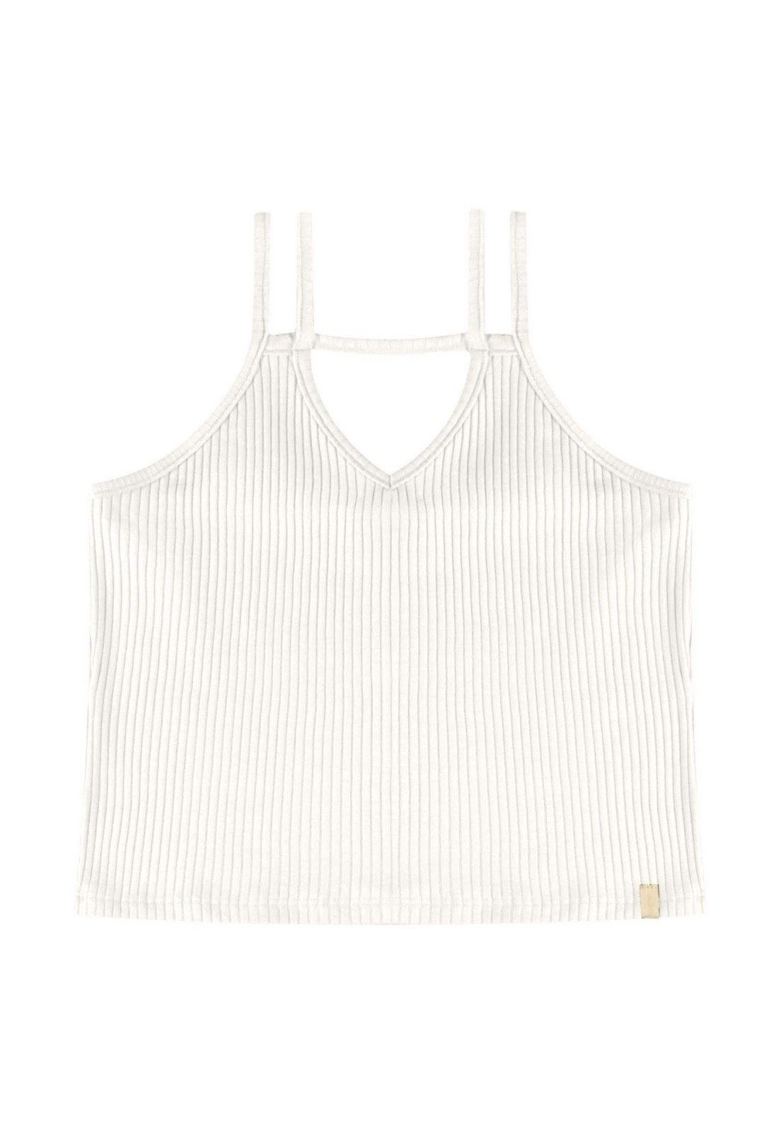 Vista 3 Infantil - Blusa Juvenil para Menina Gloss Off-White off-white white Gloss off-white white