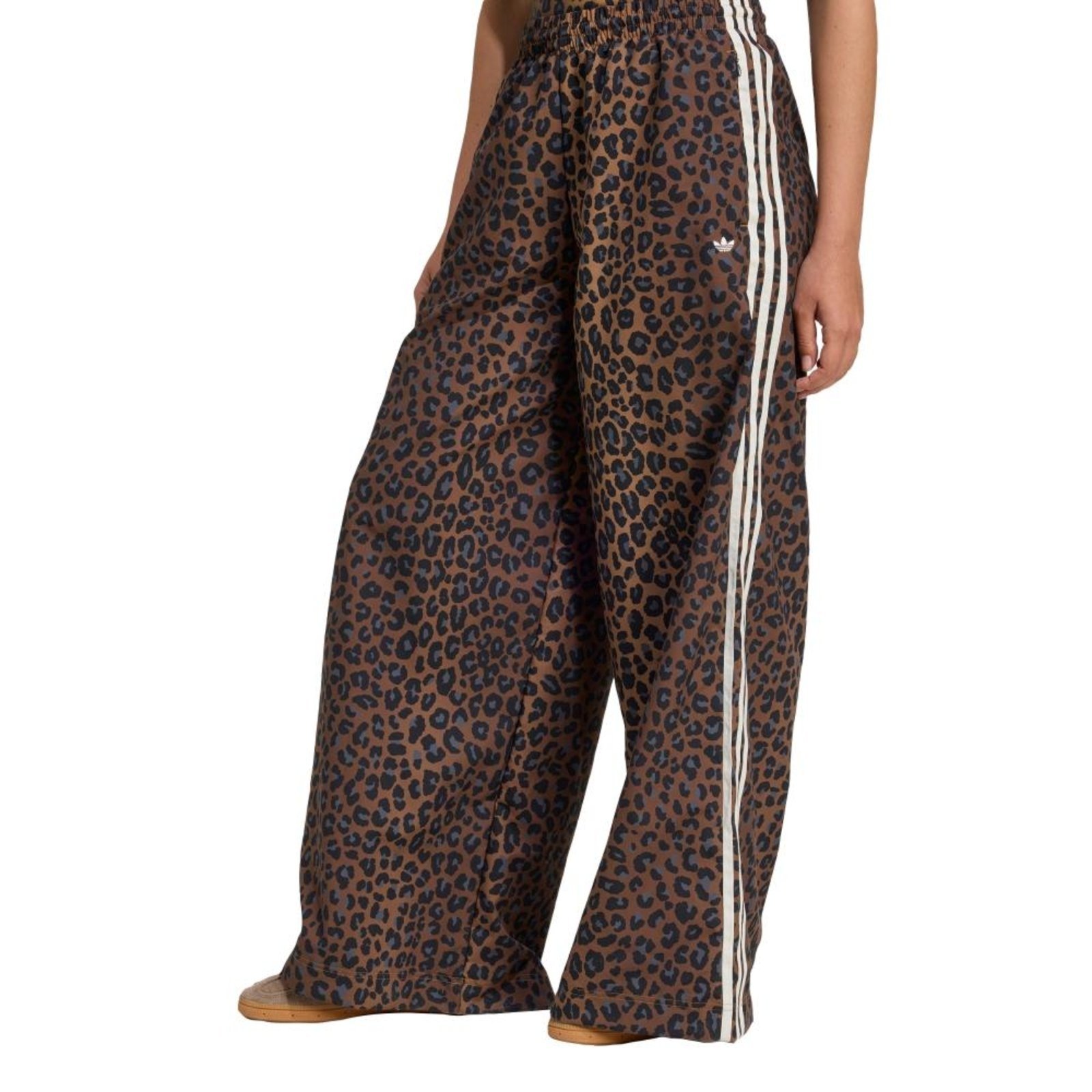 Calça Oversized Leopard Firebird adidas Originals Multicolorido