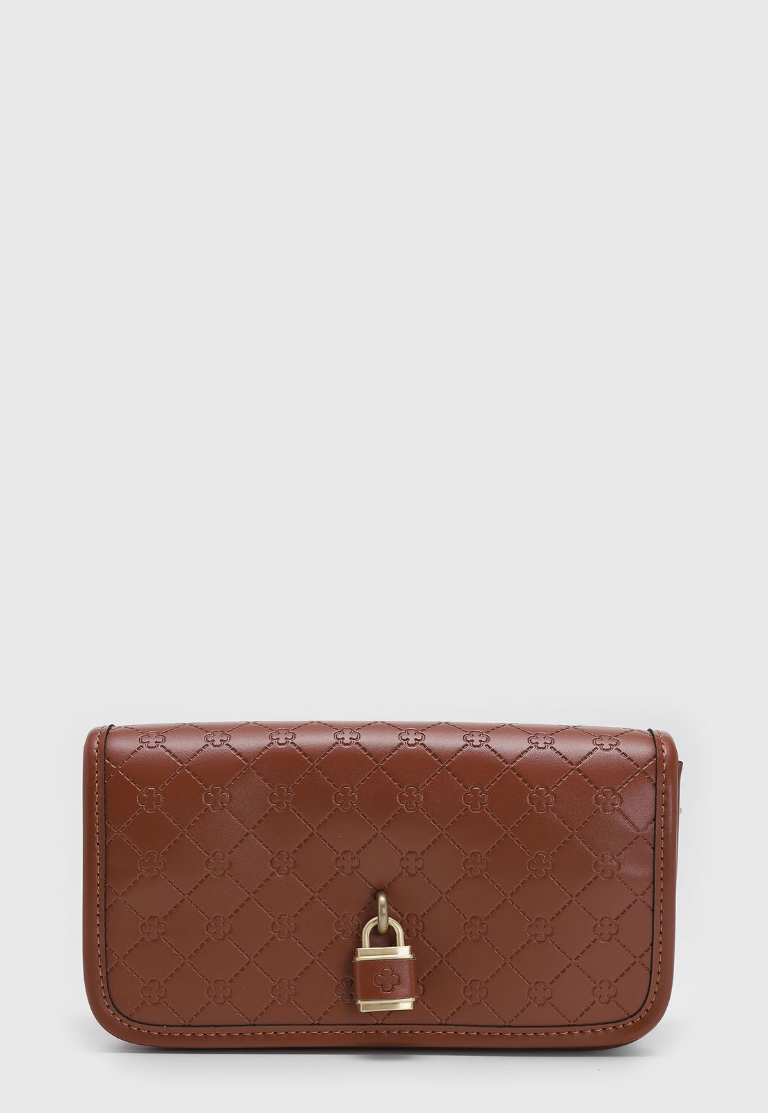 Bolsa Média Feminina Capodarte Monograma Camel