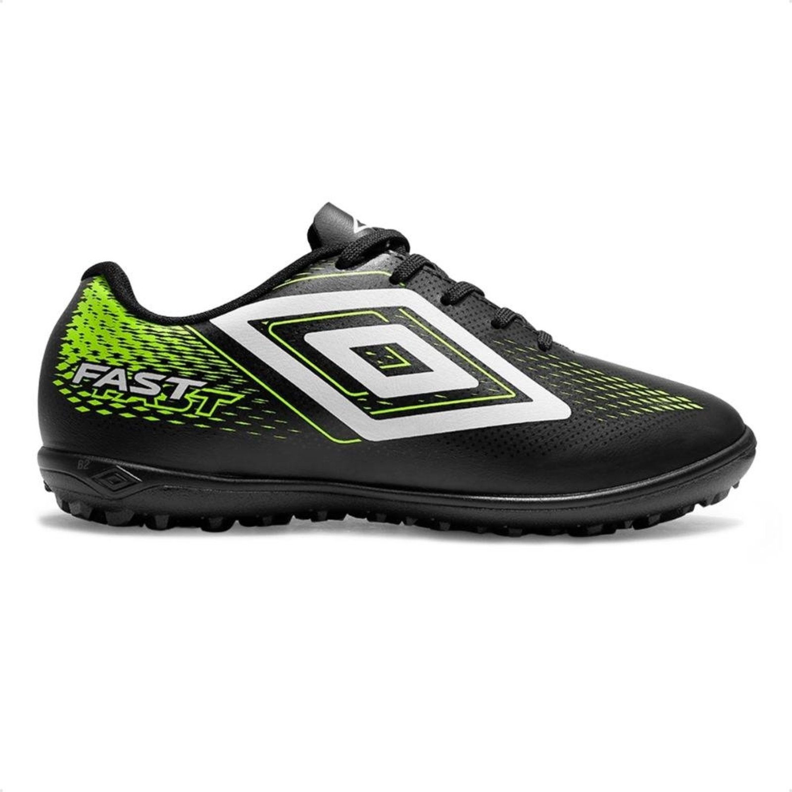 Chuteira Society Umbro Fast II Jr Preto