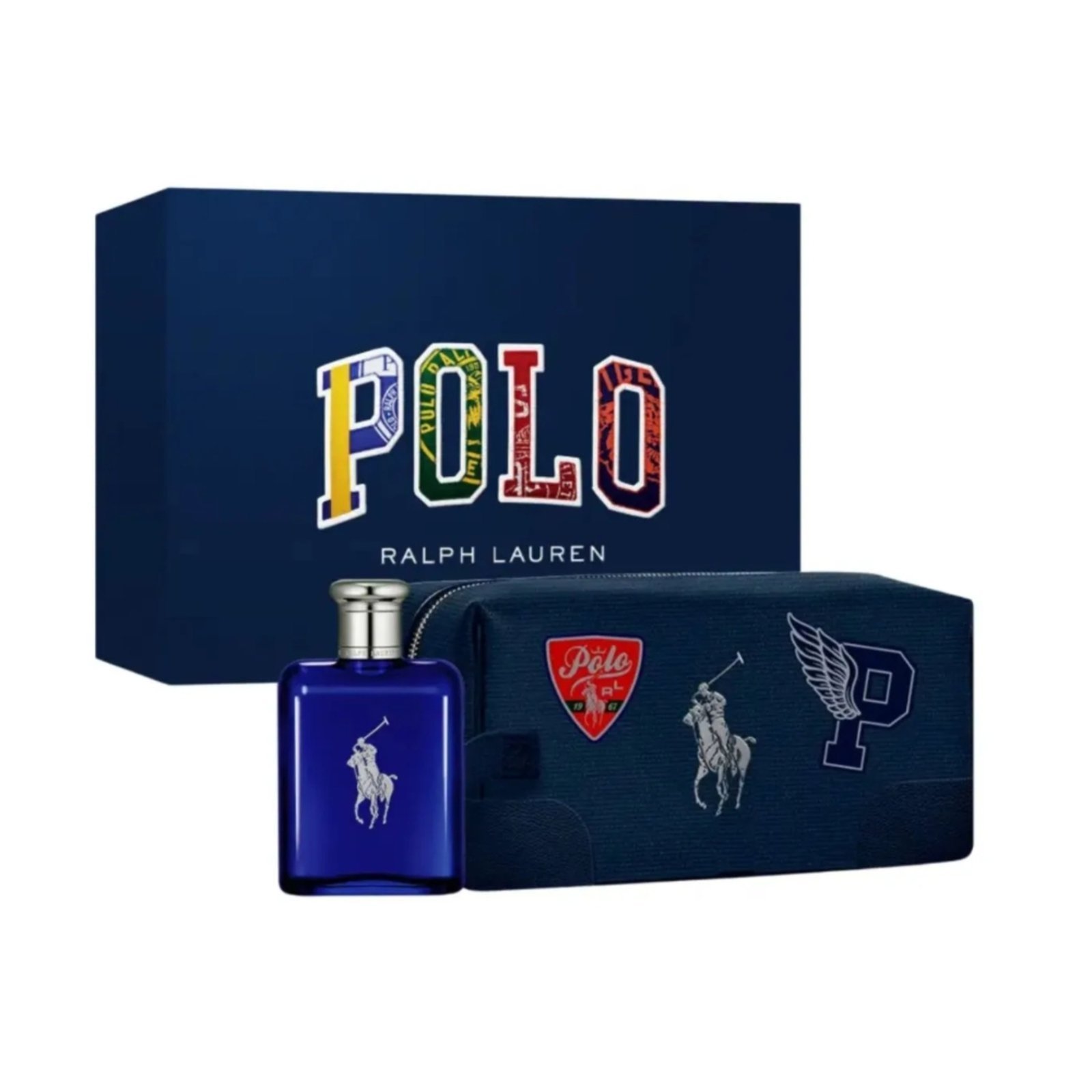 Vista 2 Kit Polo Ralph Lauren Polo Blue Eau de Toilette + Necessaire azul blue Polo Ralph Lauren azul blue