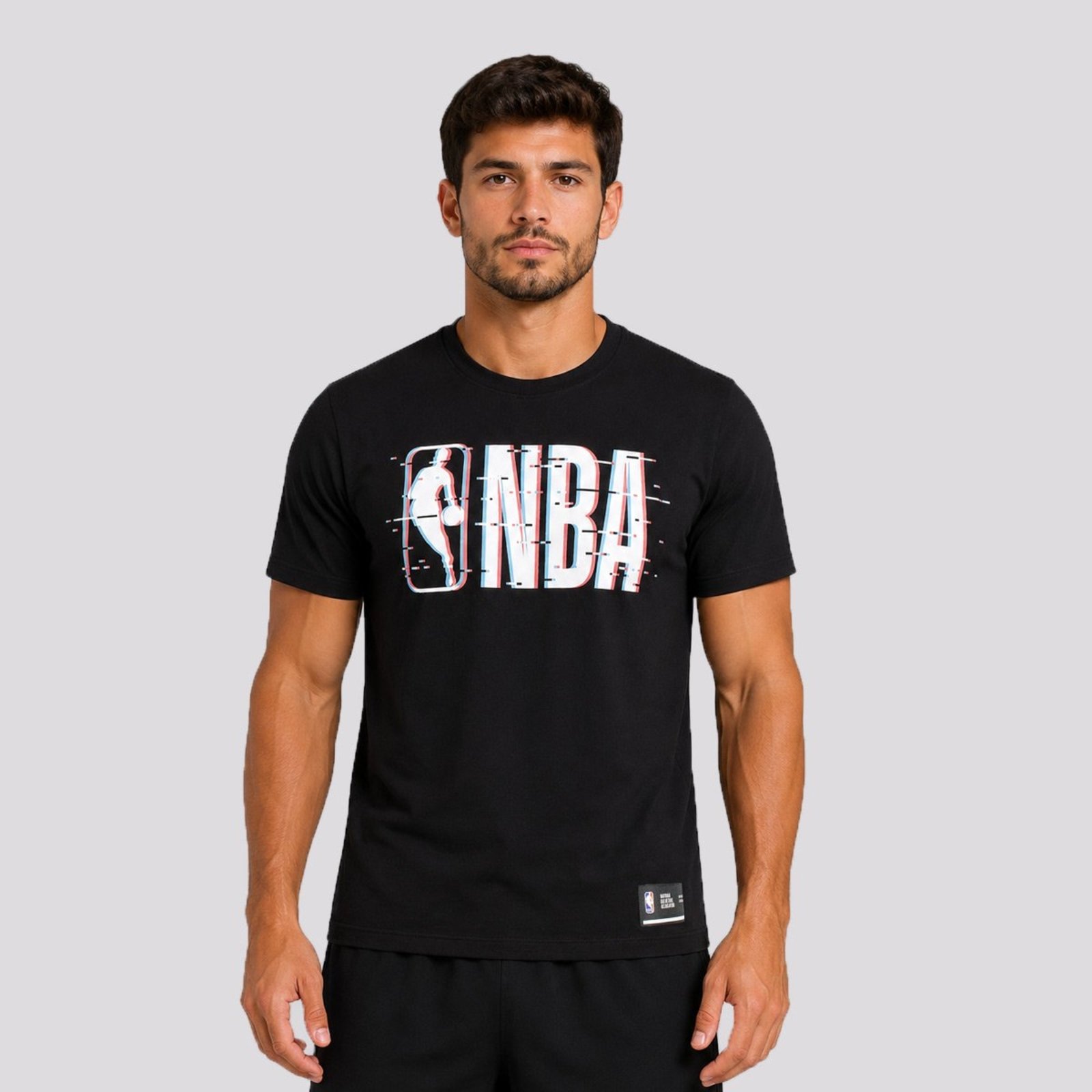 Camiseta NBA Logo Preta