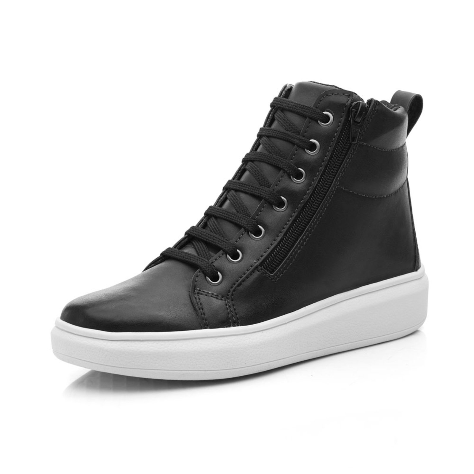 Bota Feminina Casual Treino Academia Tenis Fitness Preta