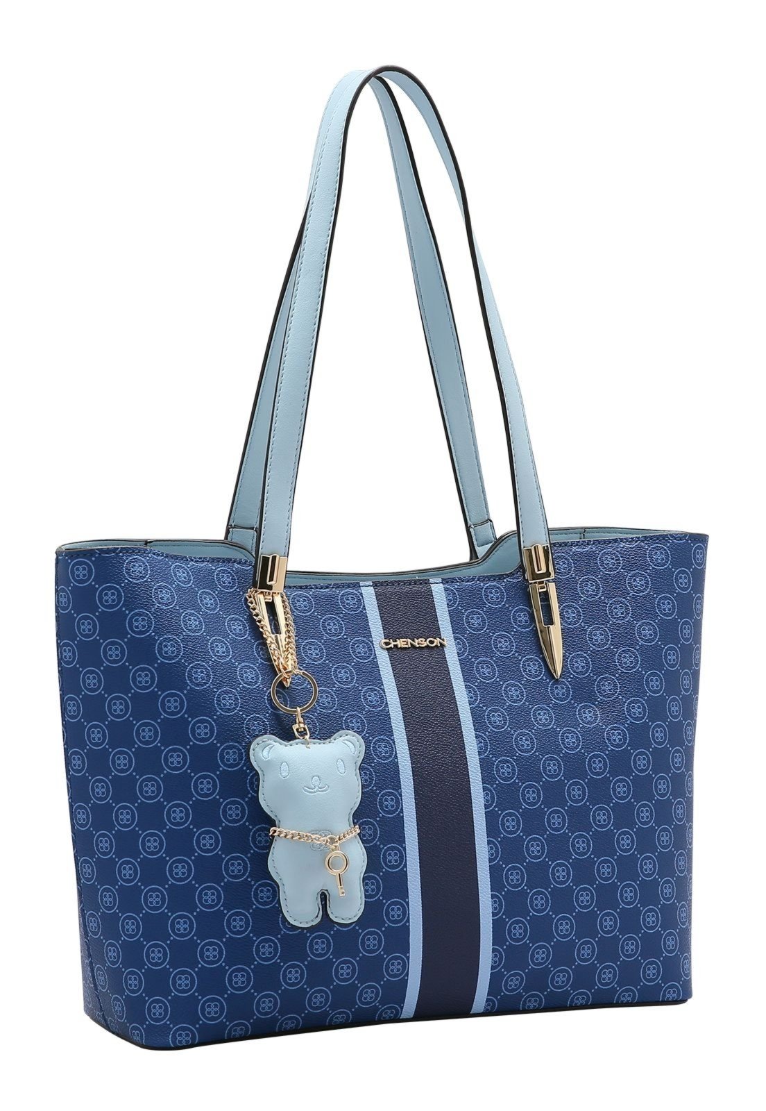 Bolsa Feminina Chenson Sport Monograma Azul 3484764