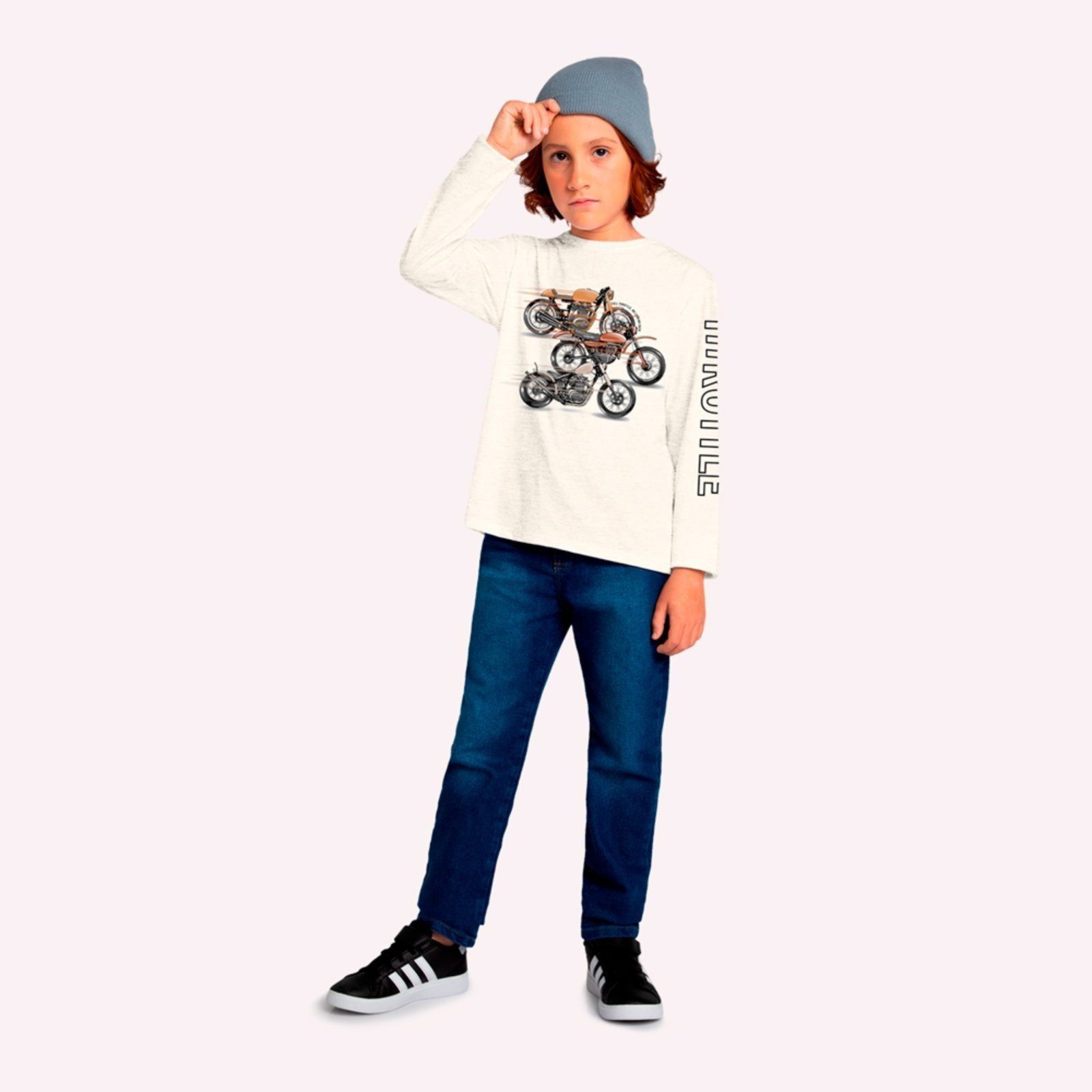 Infantil - Camiseta Menino Motos Kyly