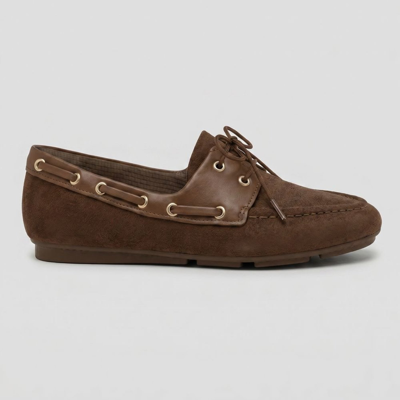 PICCADILLY MAXI - Mocassim Michele Salto Baixo Marrom