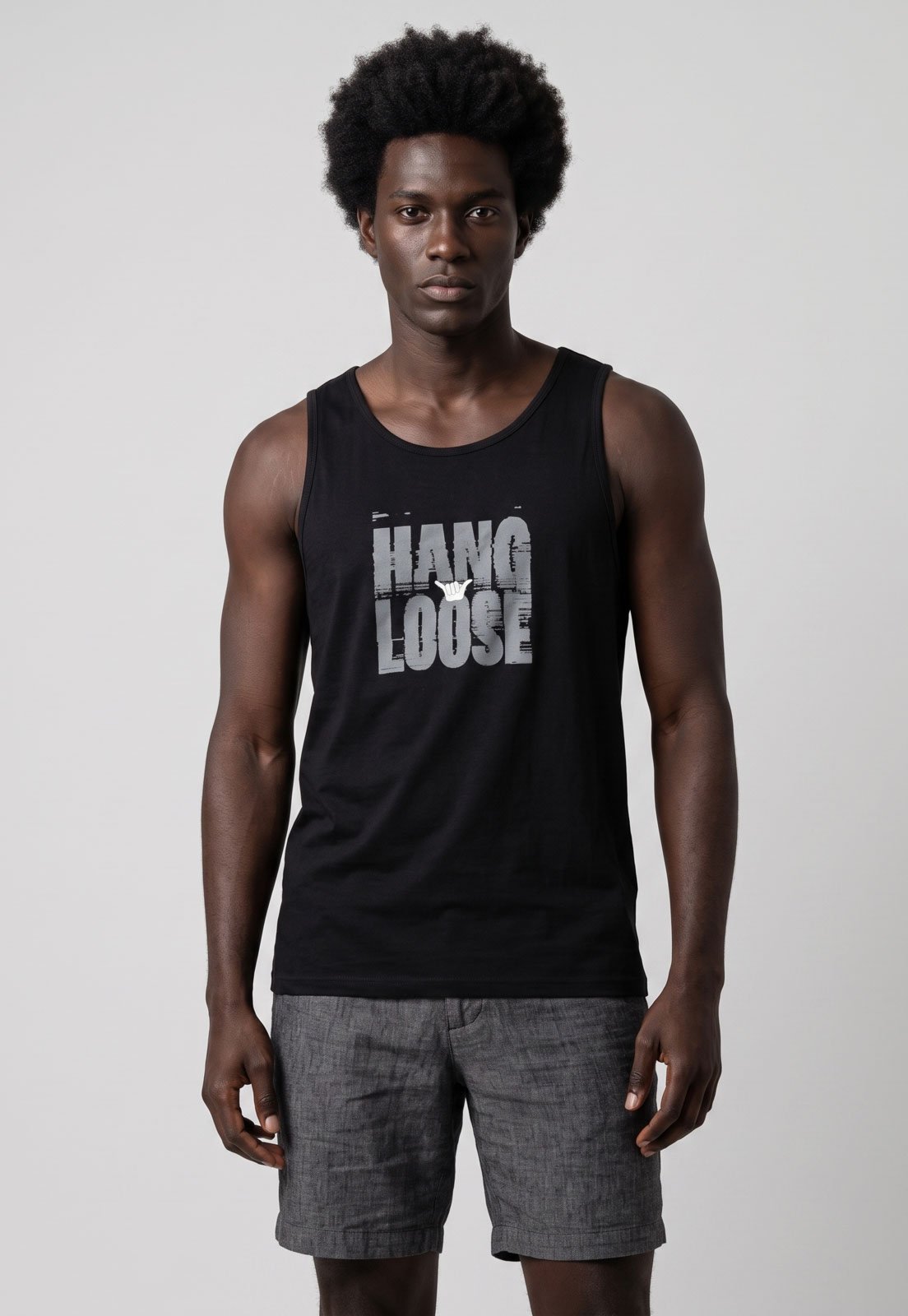 Regata Masculina Hang Loose Silk Fail Preta