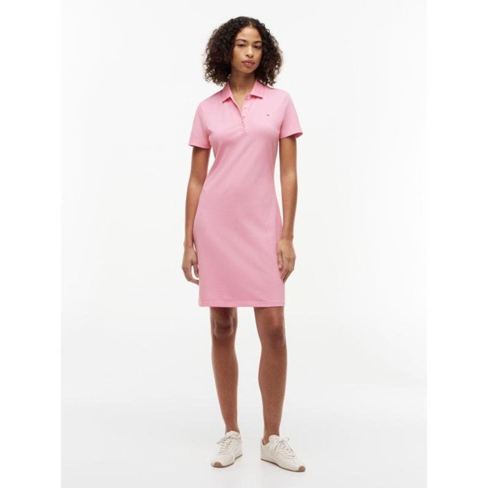 Vestido Polo Tommy Hilfiger 1985 Pique Rosa