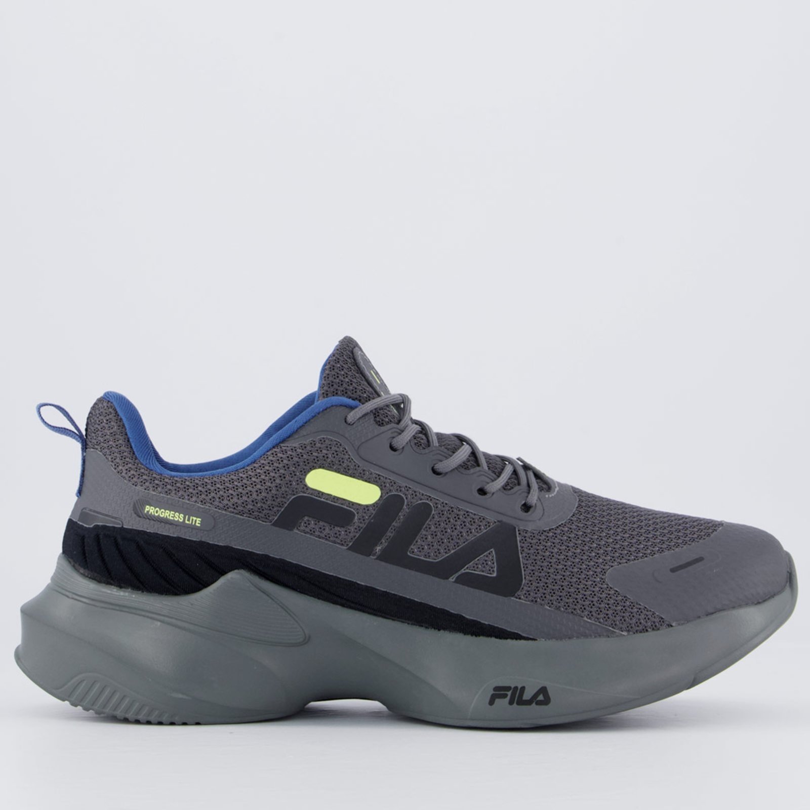 Tênis Fila Progress Lite Cinza e Preto