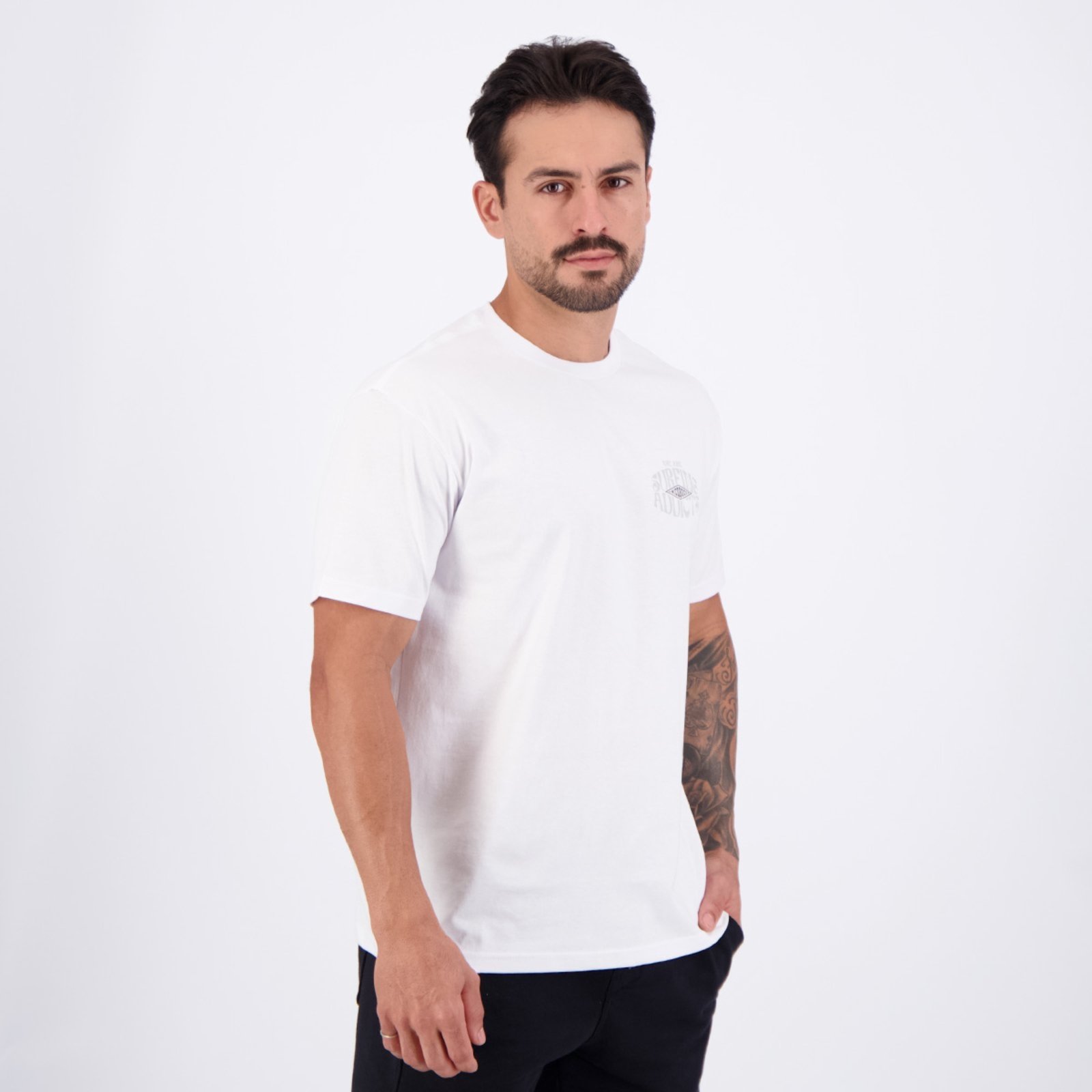 Vista 3 Camiseta Nicoboco Louder Branca branco Nicoboco branco