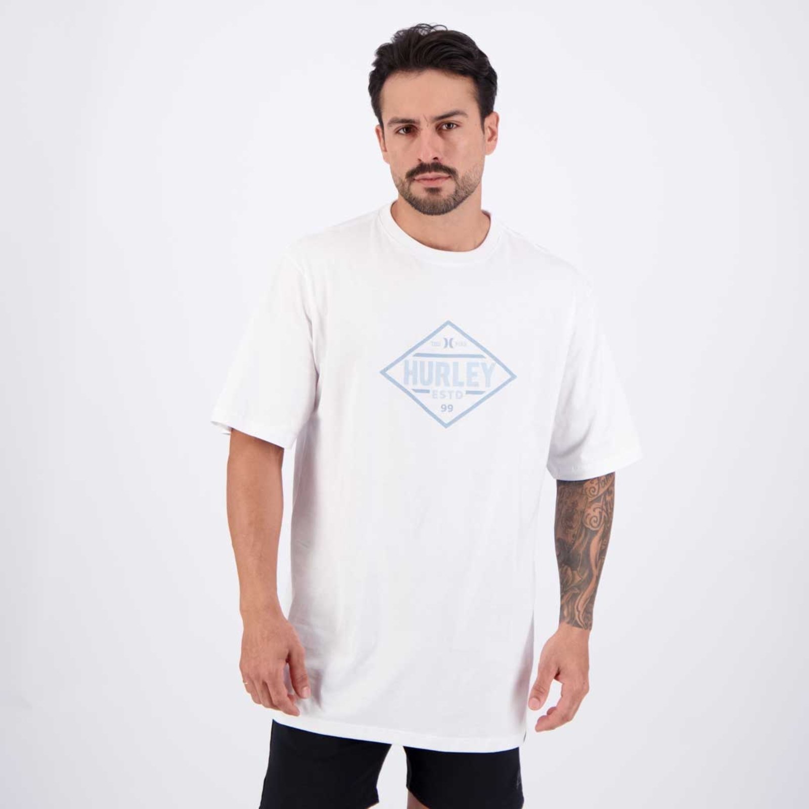 Camiseta Hurley Estd Oversize Branca