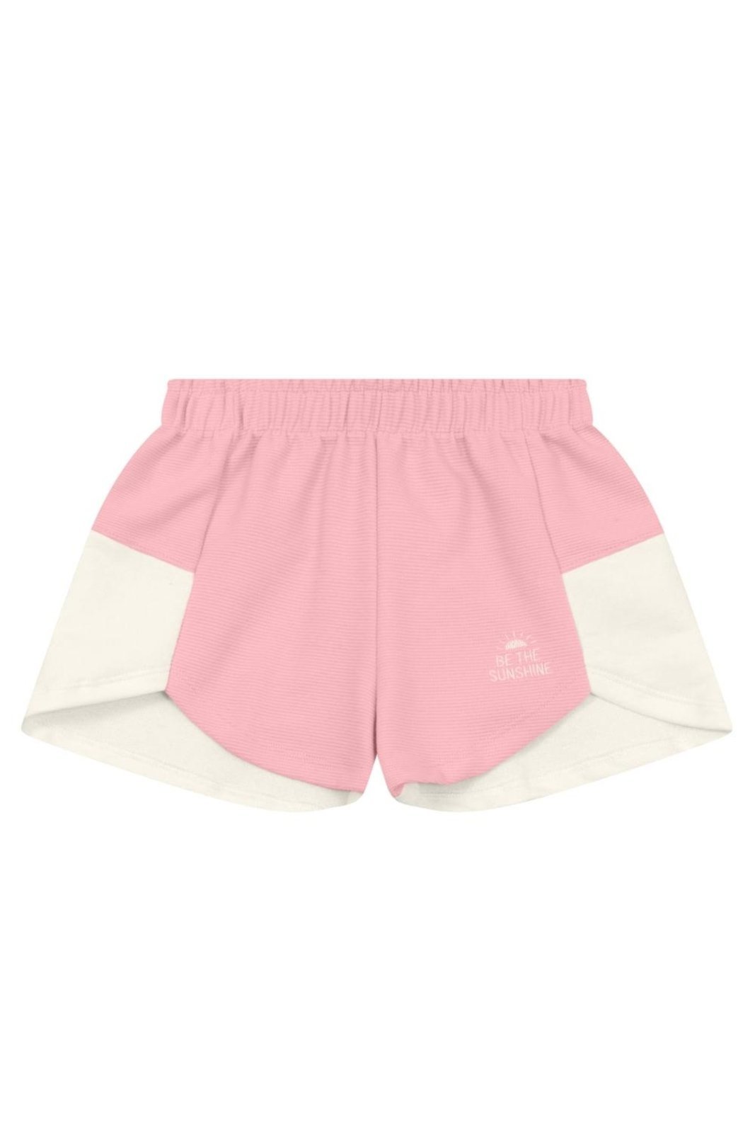 Infantil - Shorts menina moletinho texturizado Brandili -Rosa