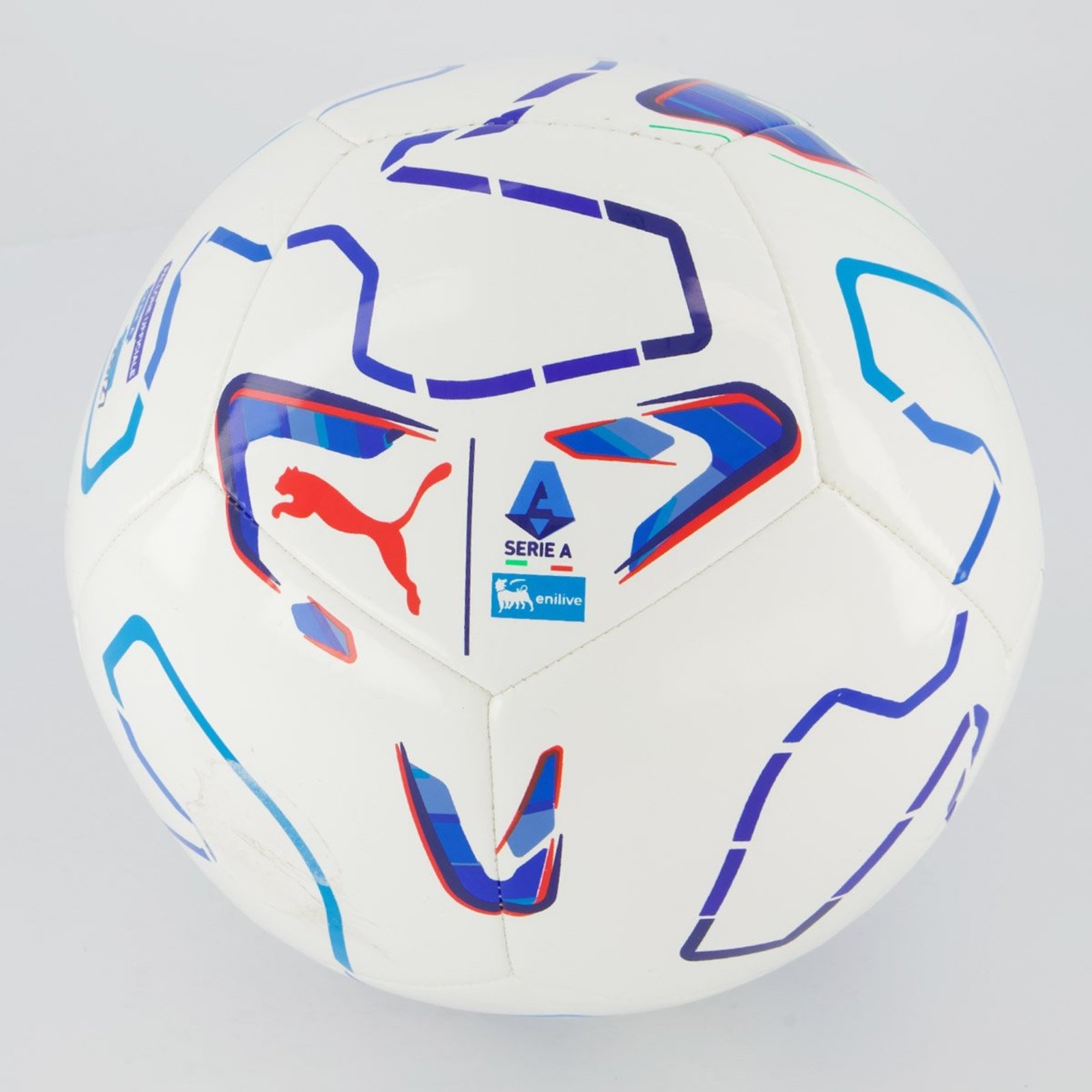 Bola Puma Stellar Play Série A Campo Branca e Azul