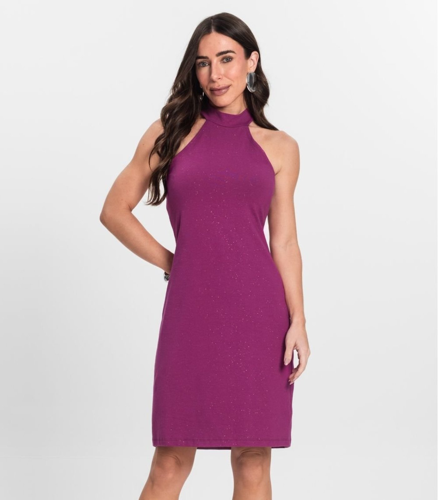 Vestido Feminino em Cotton Infinita Cor Rosa