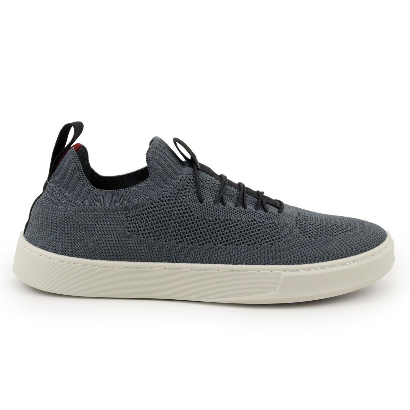 Tenis Masculino Knit Slip On Casual Cinza