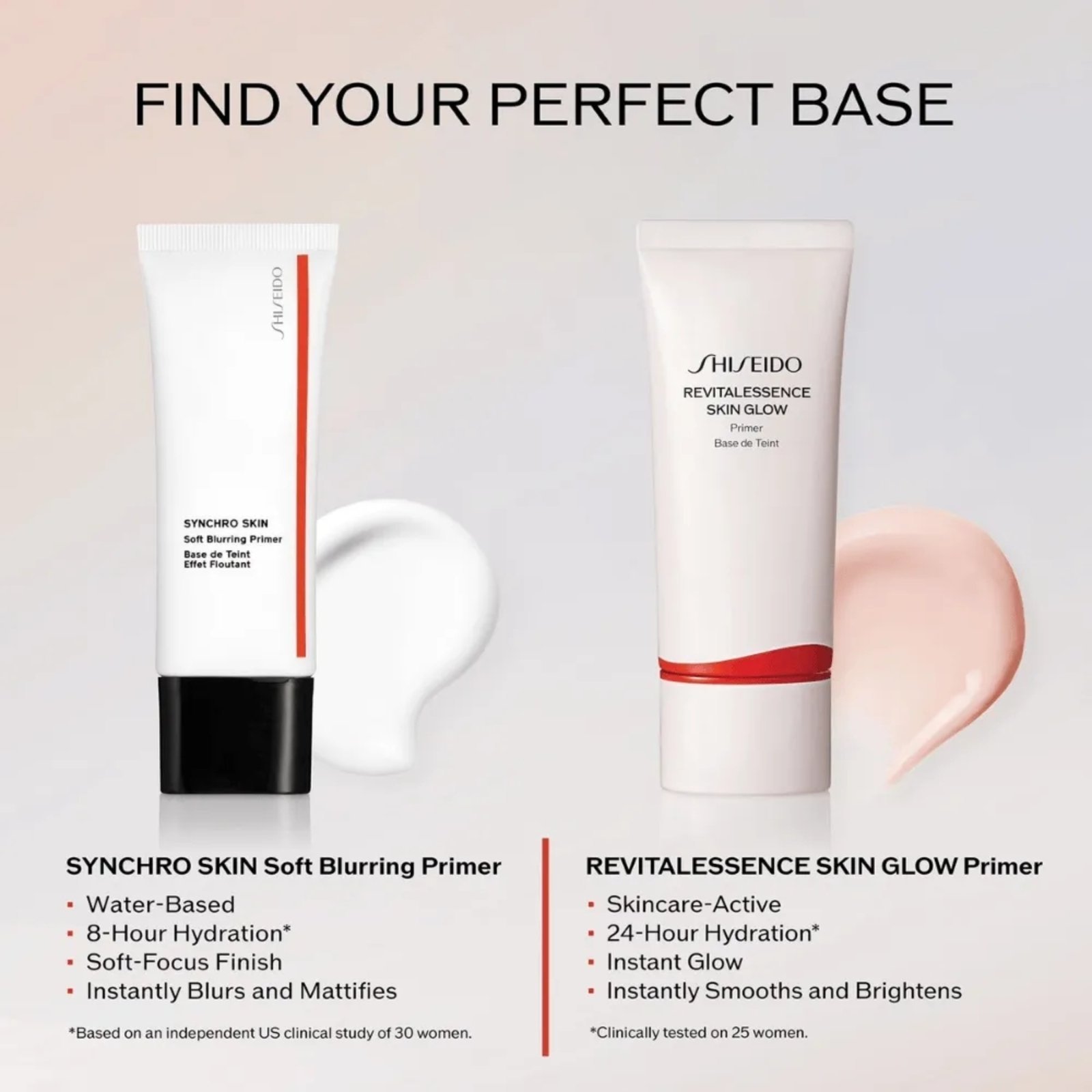 Vista 3 Shiseido Revitalessence Skin Glow Primer rosa Shiseido rosa
