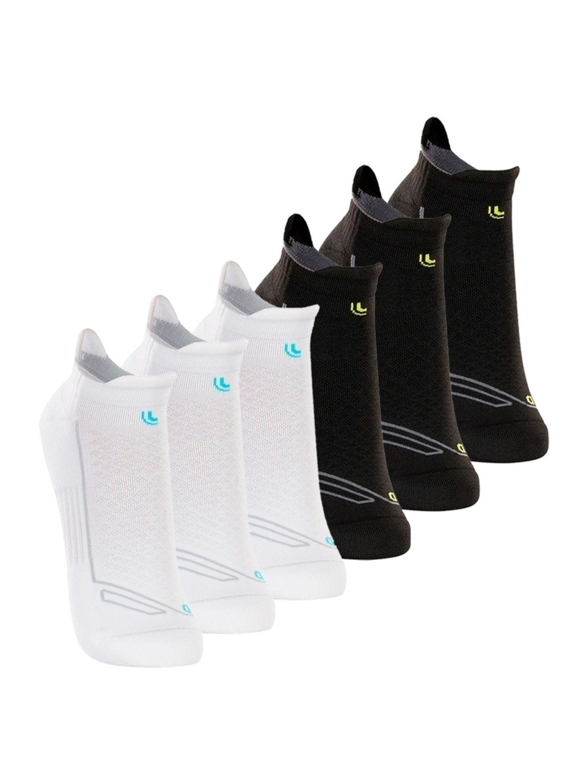 Kit com 6 Pares de Meias Performance Running Lupo 3276-002