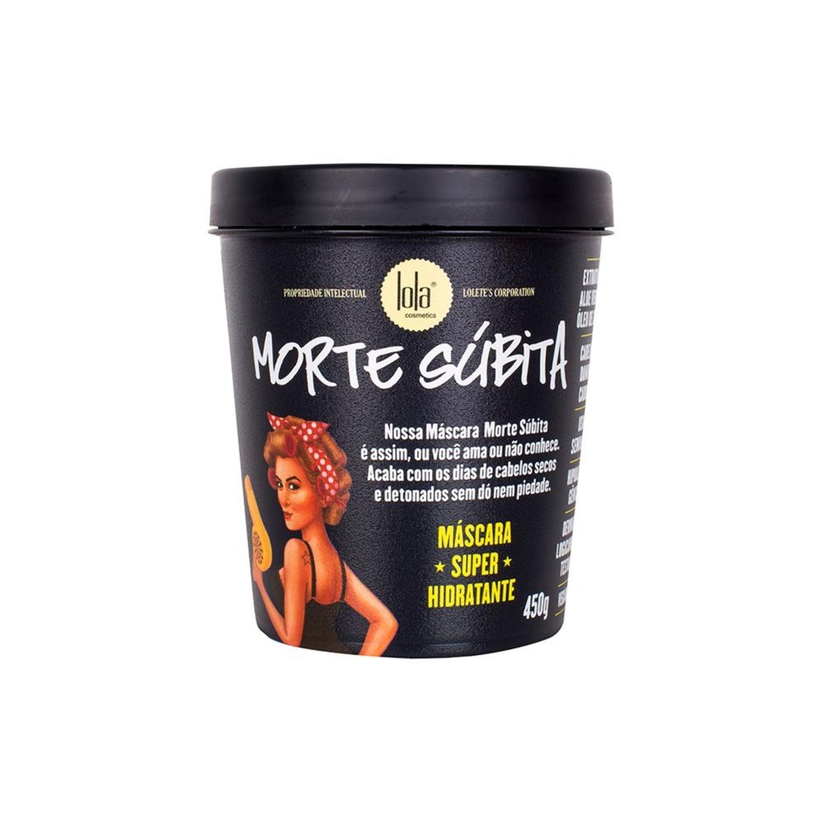 Vista 2 Lola Cosmetics Morte Súbita Máscara de Hidratação 450g Lola From Rio incolor Lola From Rio incolor
