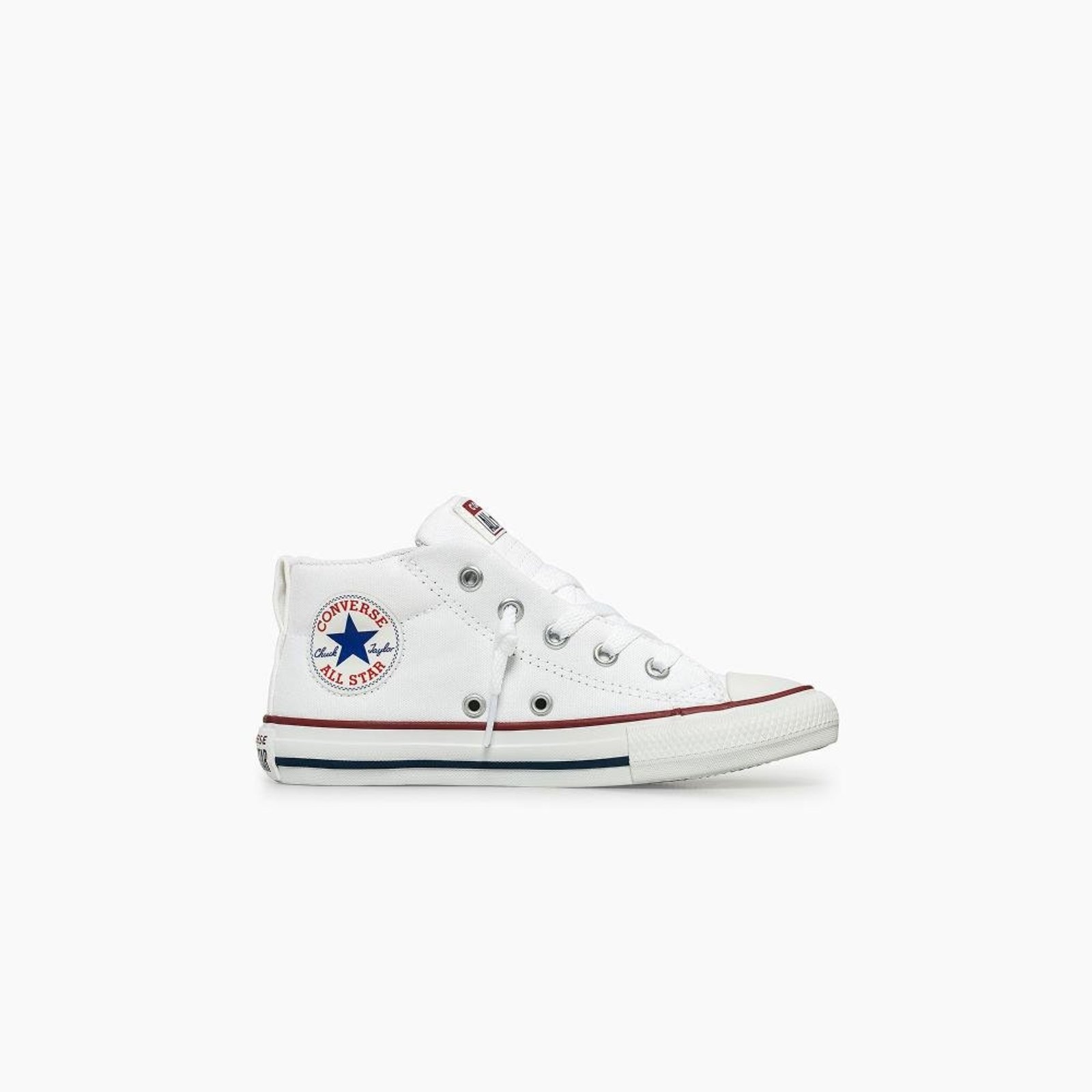 Infantil - Tênis Juvenil Chuck Taylor All Star Street Cano Médio Branco