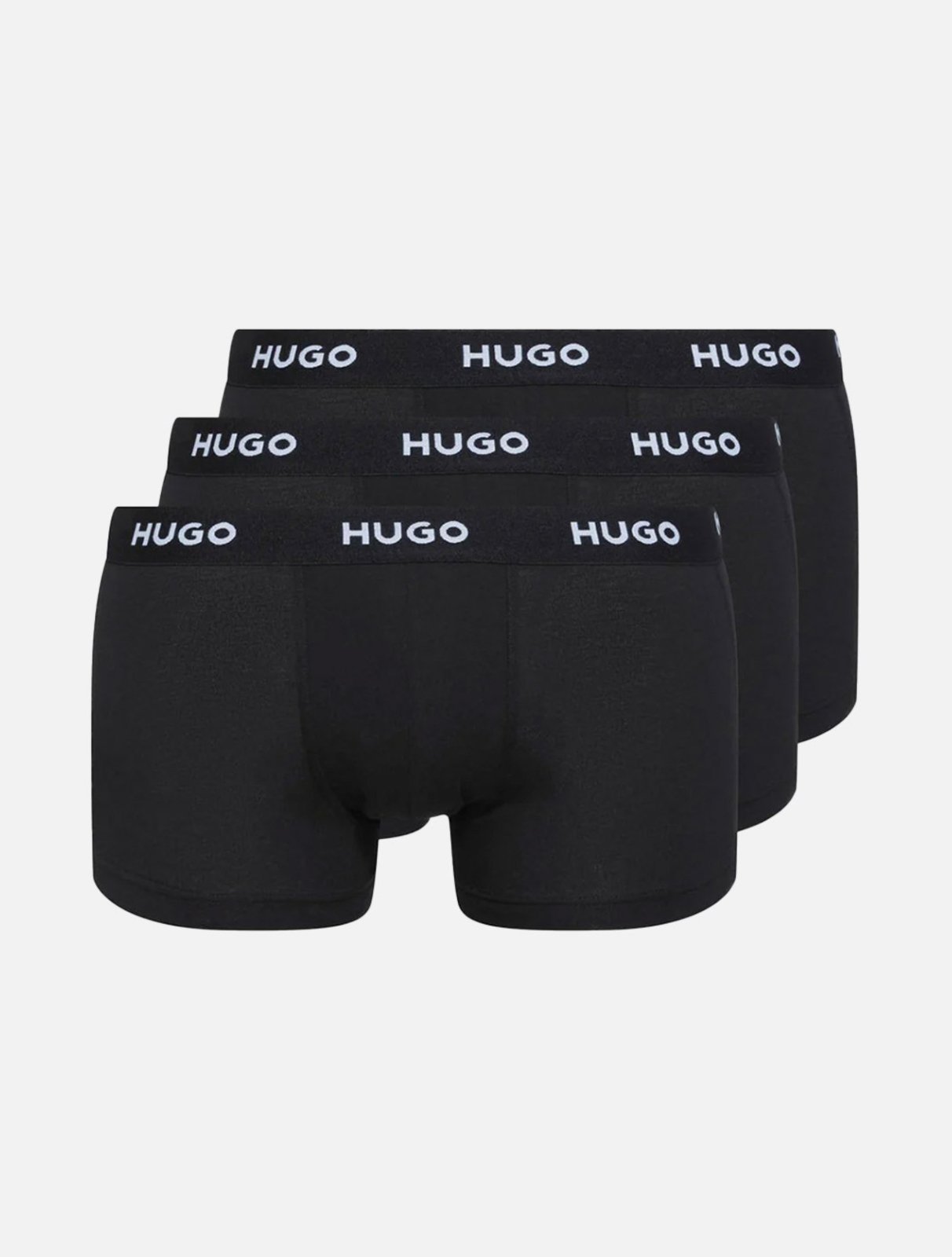 Kit Cueca Hugo Boss Masculina Triplet Trunks Preto 3P
