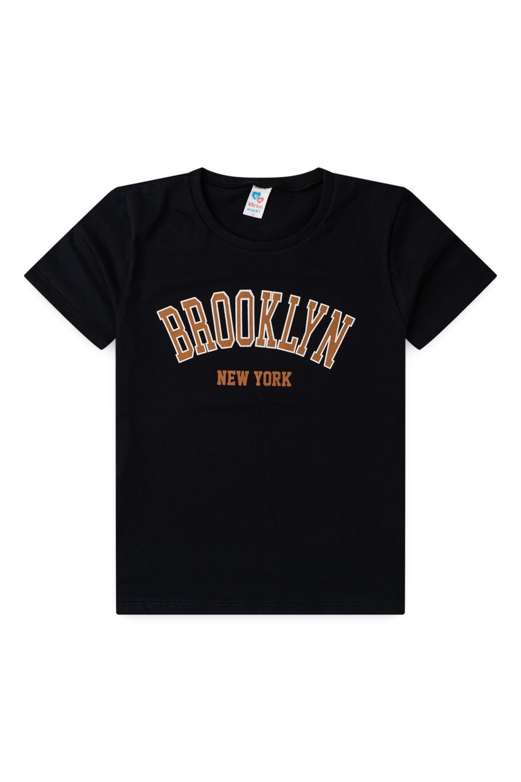 Infantil - Camiseta Meia Malha Juvenil Masculina Brooklyn