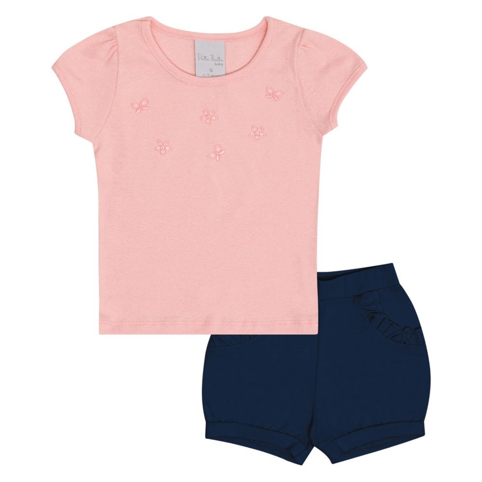Infantil - Conjunto Menina - Rose - 50517-11 Rosa