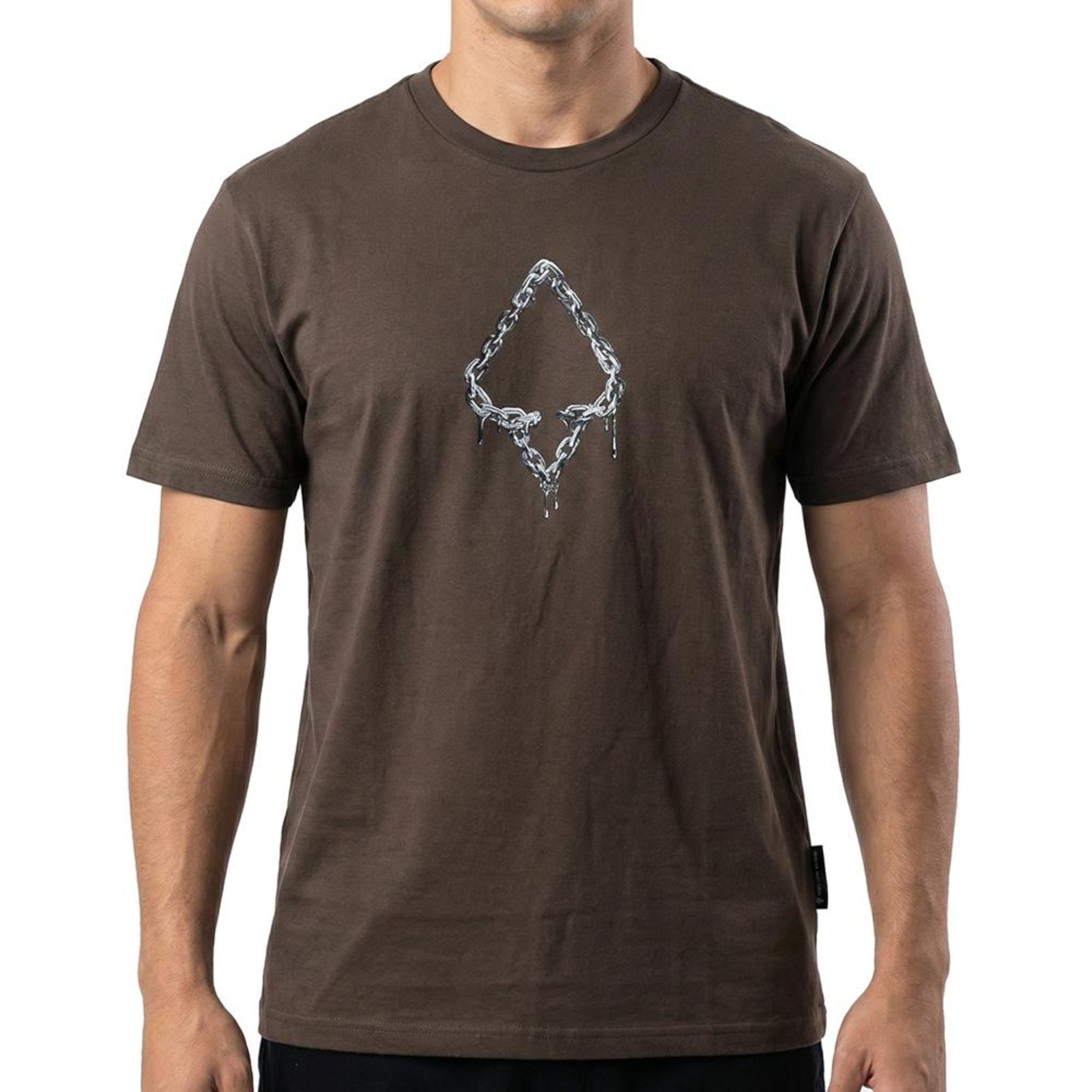 Camiseta MCD Espada Corrente SM26 Masculina Marrom Ruina