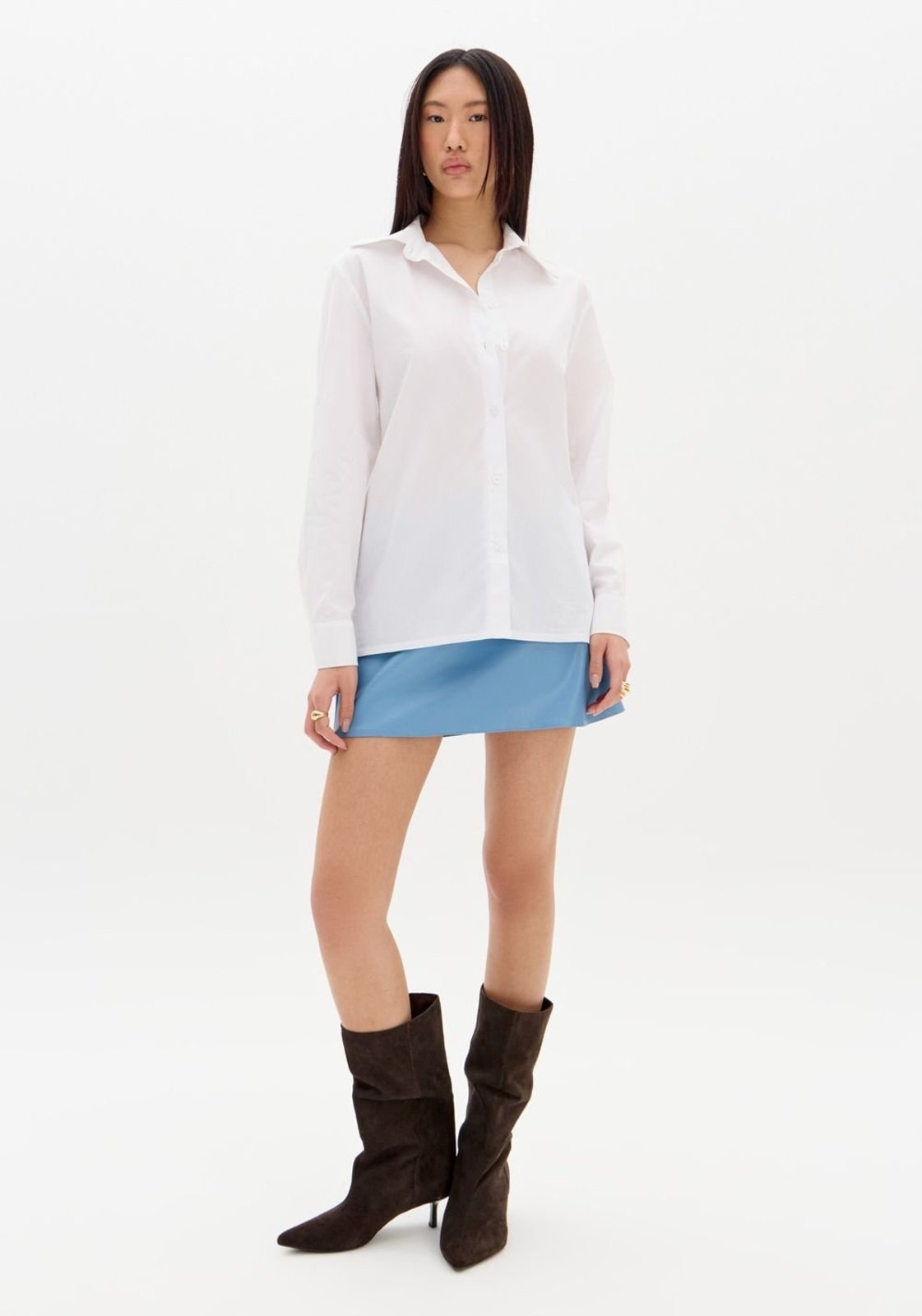 Vista 2 Camisa Tricoline Tradicional Manga Longa My Favorite Things branco My Favorite Things branco