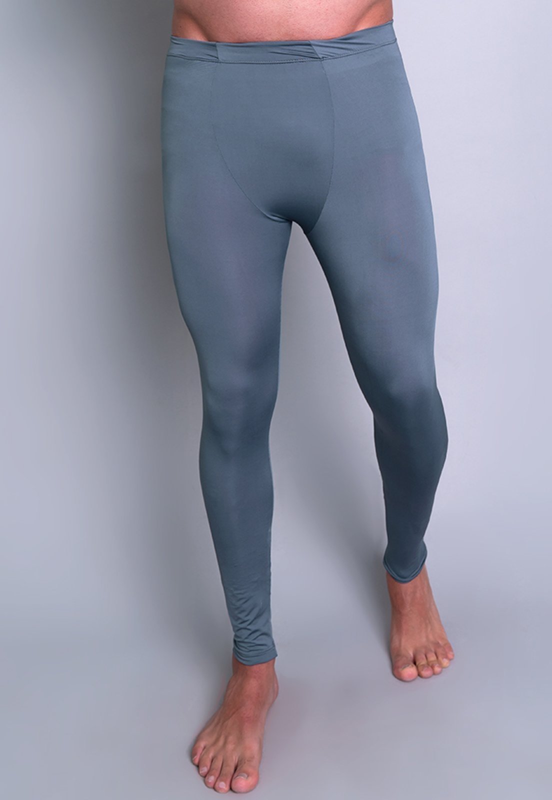 Calça Térmica Masculina MVB Modas Longa Segunda Pele Proteção Uv Cinza