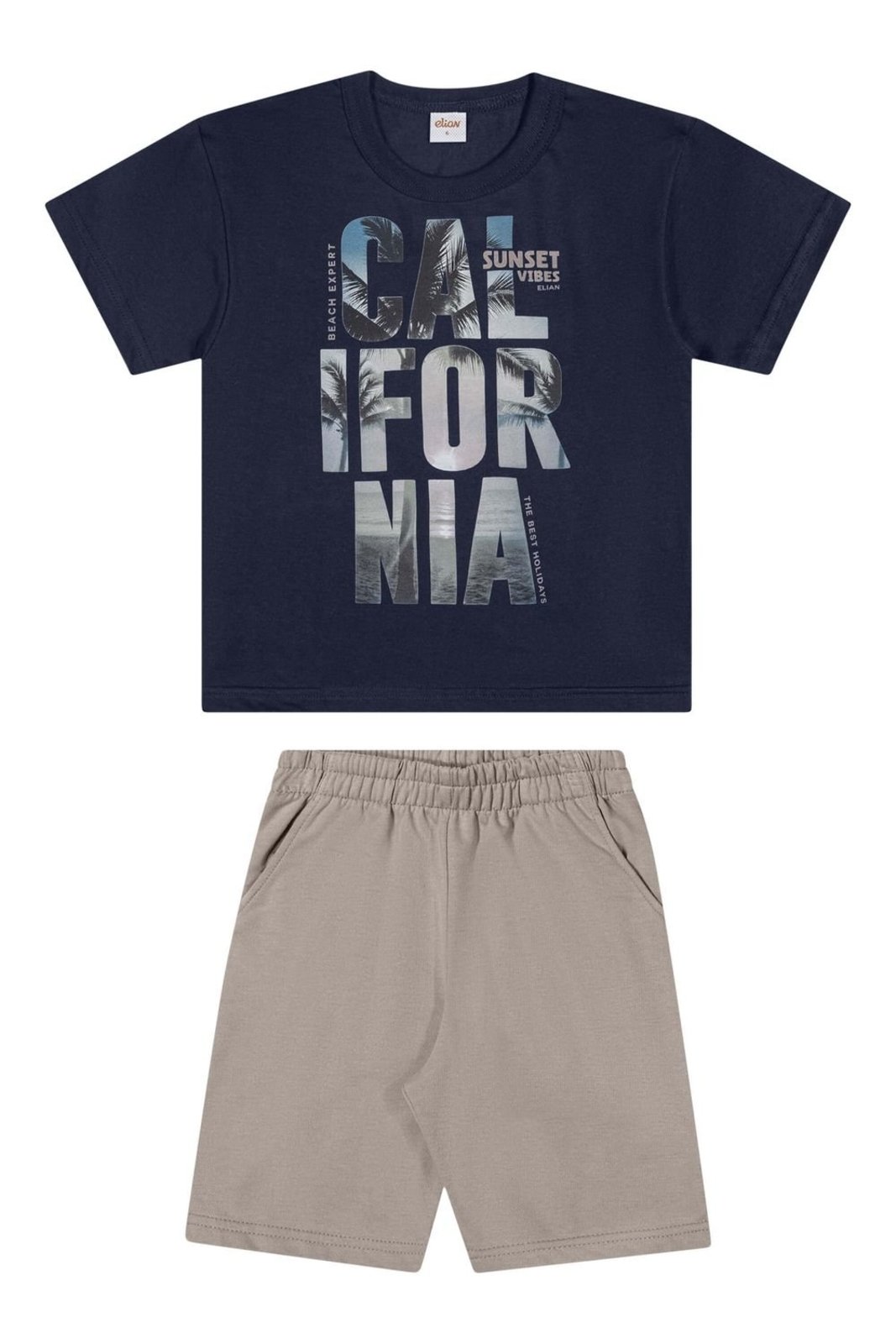 Infantil - Conjunto Menino California Elian Azul