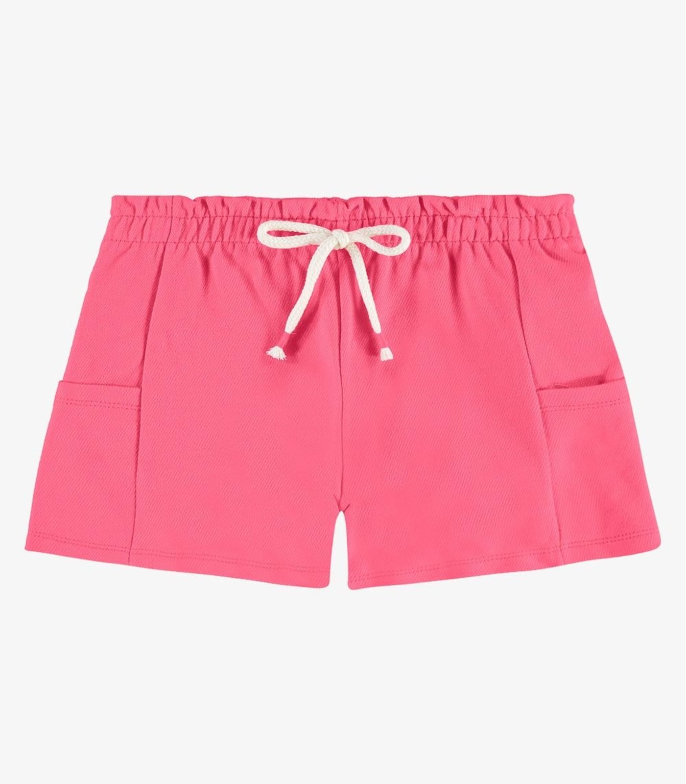 Infantil - Shorts Feminino Moletom Rovi Rosa