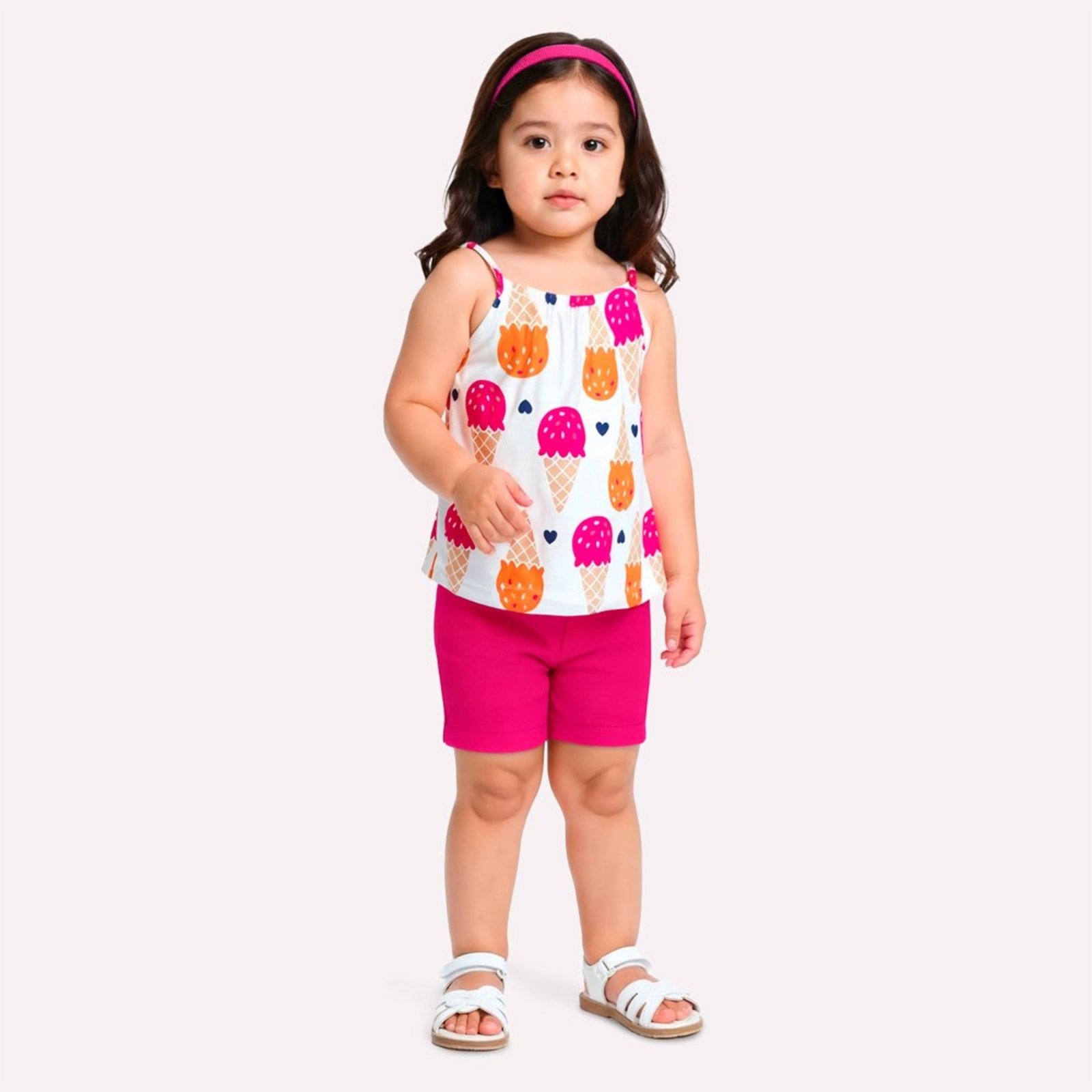 Infantil - Conjunto Menina Estampado Kyly