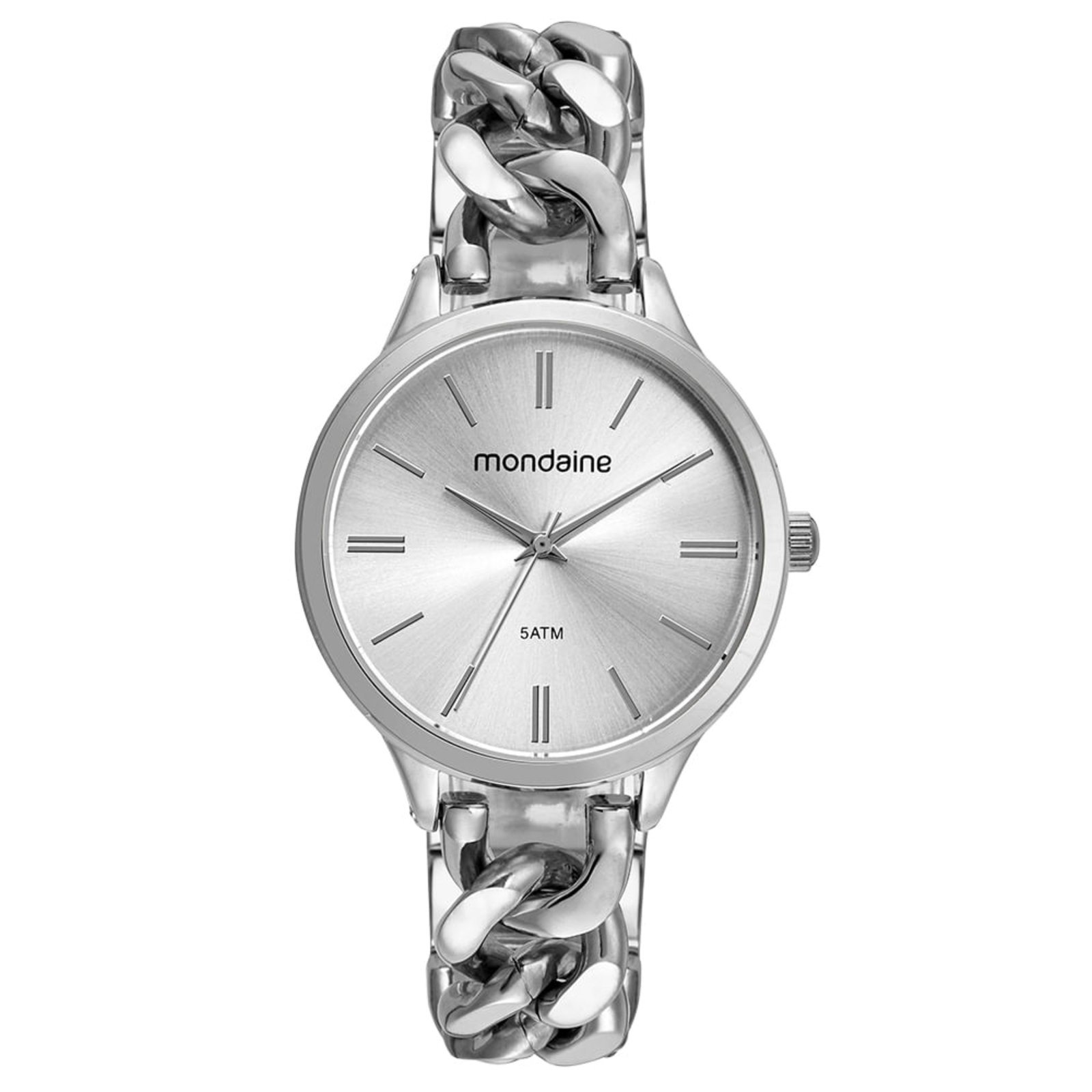 Relógio Feminino Mondaine Prata Corrente Mondaine