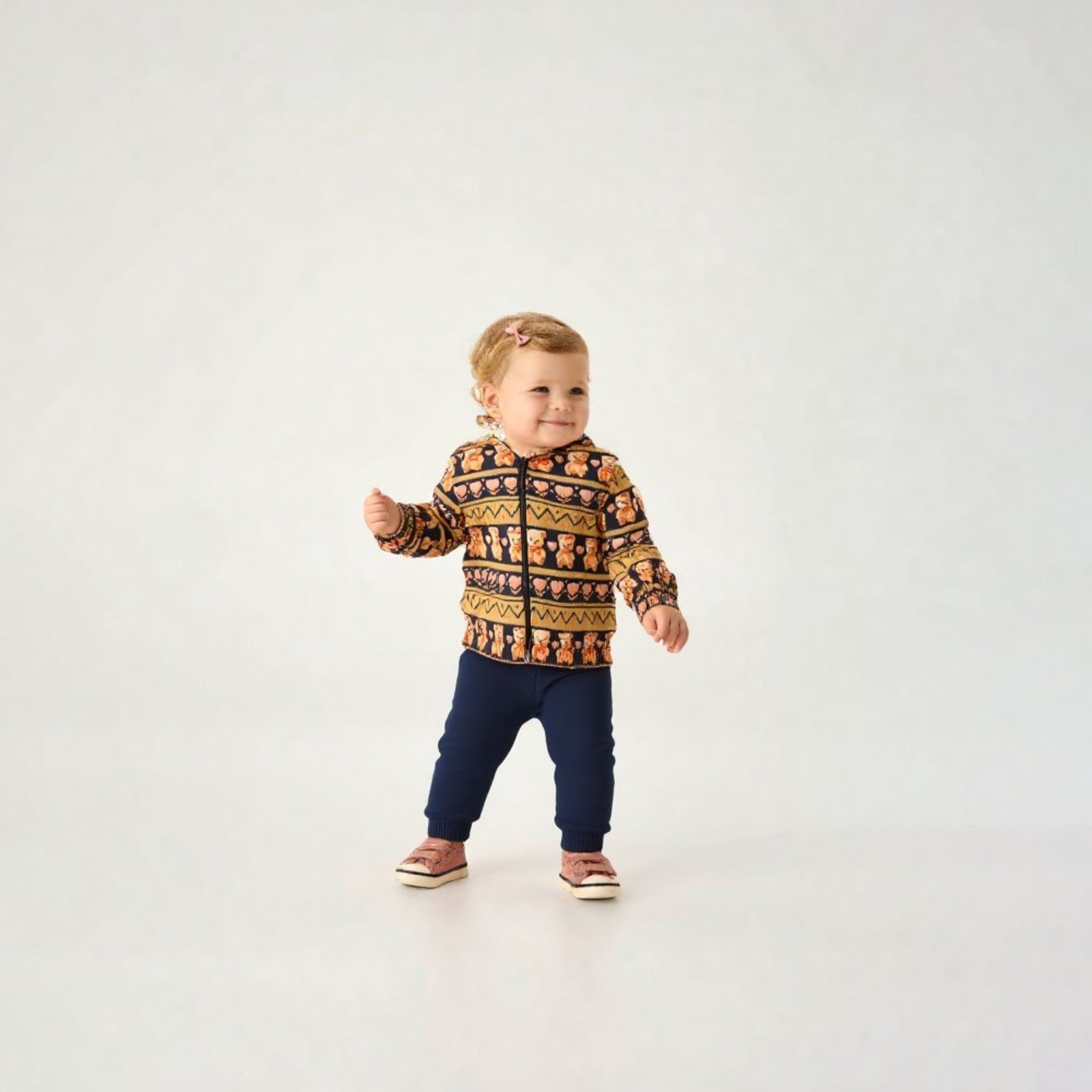 Infantil - Conjunto Marinho Pulla Bulla Menina - 55133-1153