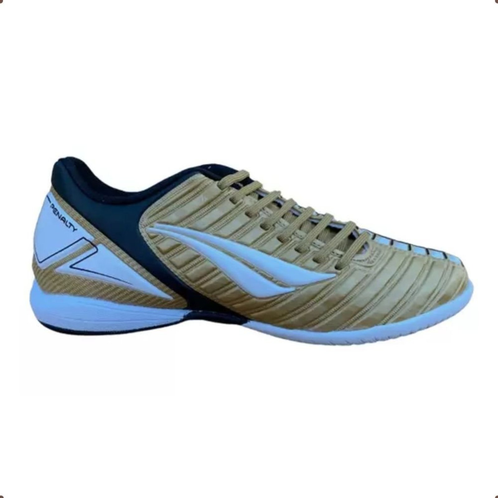 Chuteira Indoor Masculina Penalty Digital Pro Dourada