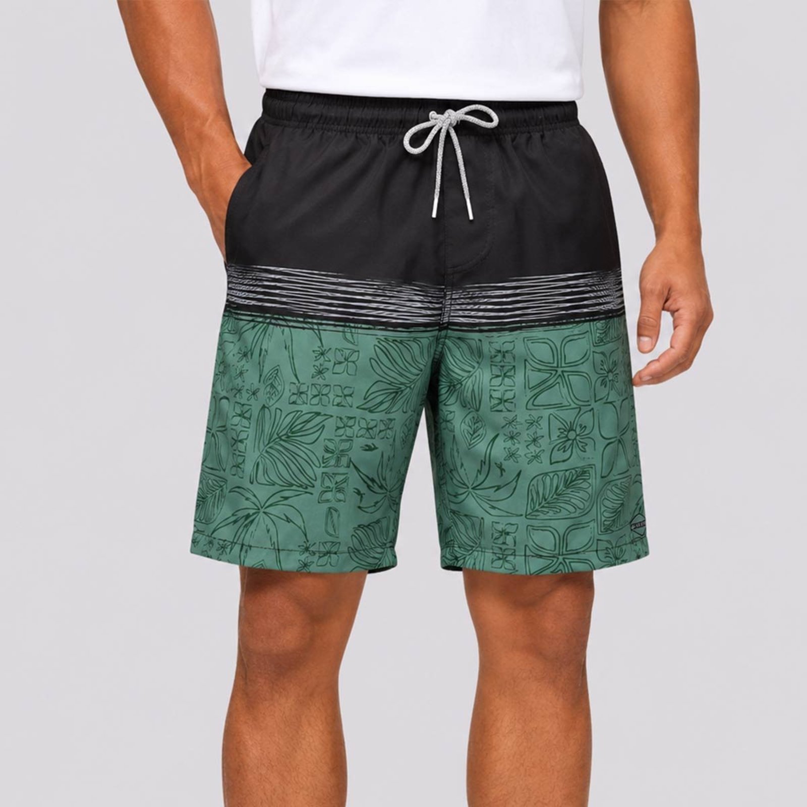 Short Nicoboco Volley Oriente Preto e Verde