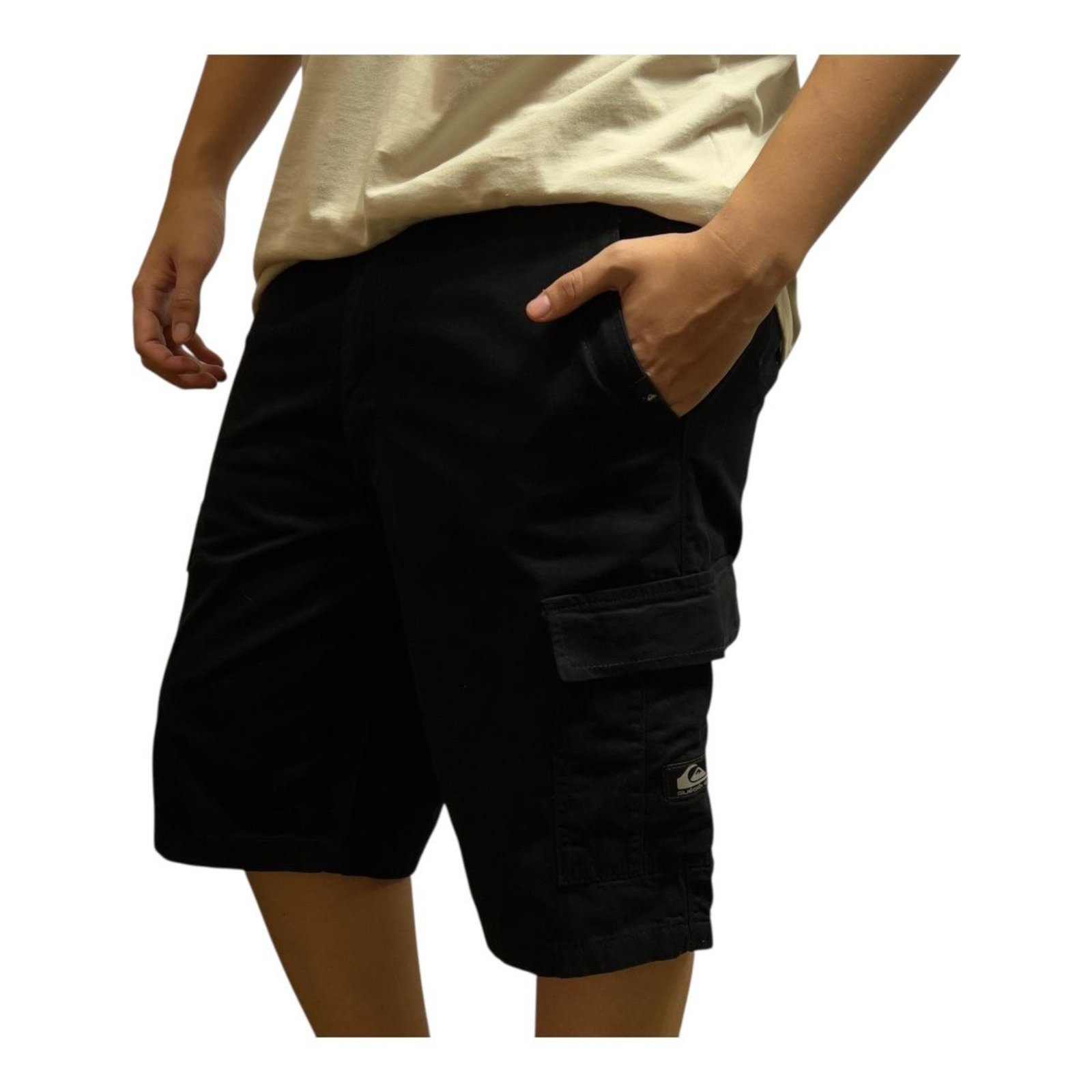 Bermuda Cargo Everyday Preta- Quiksilver - Preto