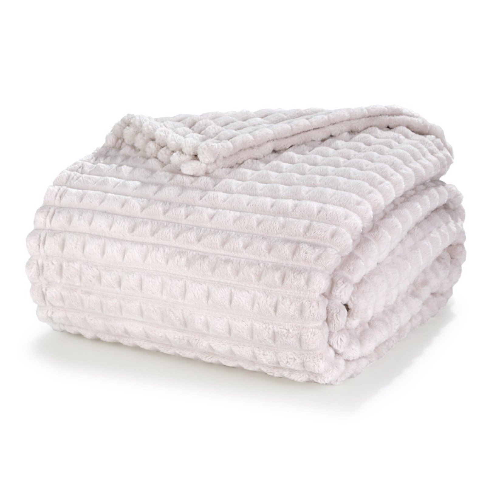 Manta Cobertor Queen Dohler Eva Premium 350g/m Grosso Bege Claro