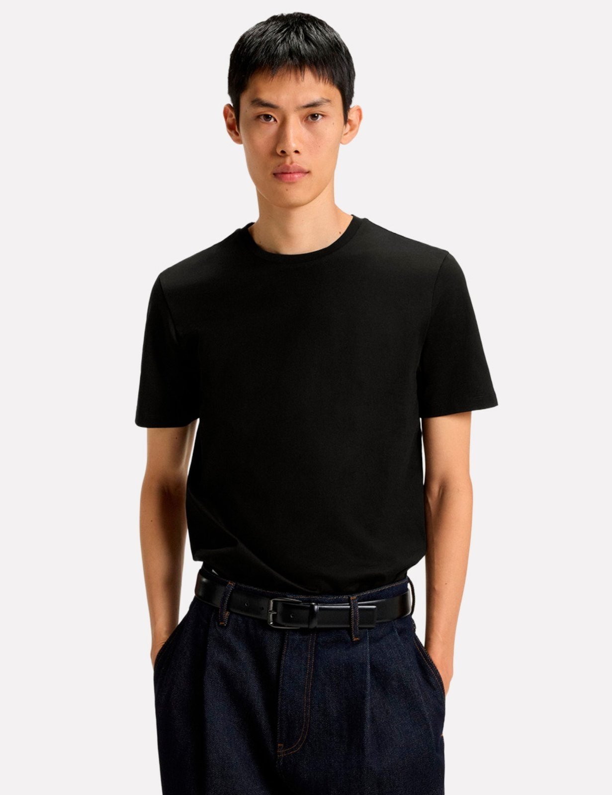 Camiseta Hugo Boss Masculina Slim Dimerstee Preta