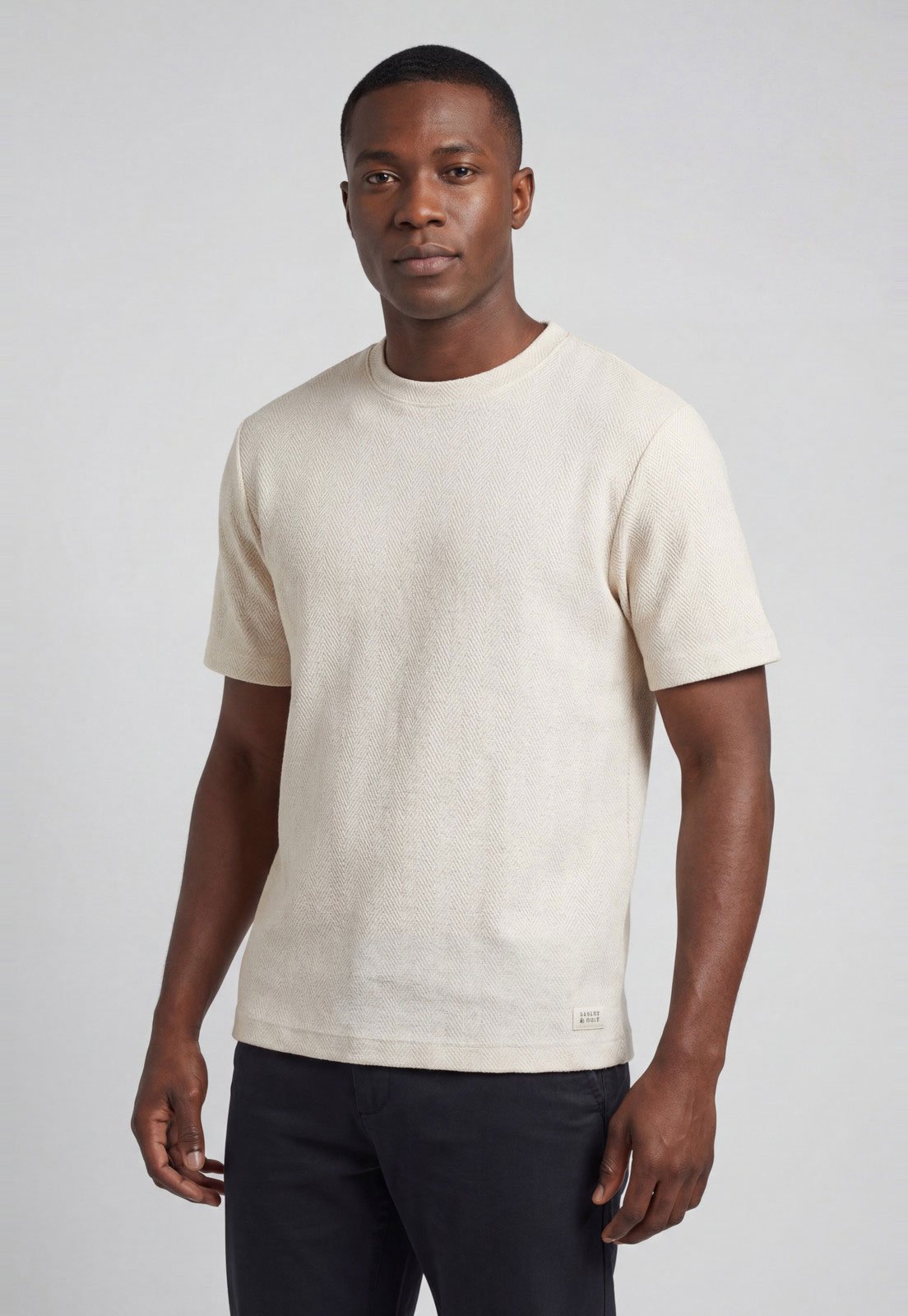 Camiseta Masculina Aeropostale Oversized Bege