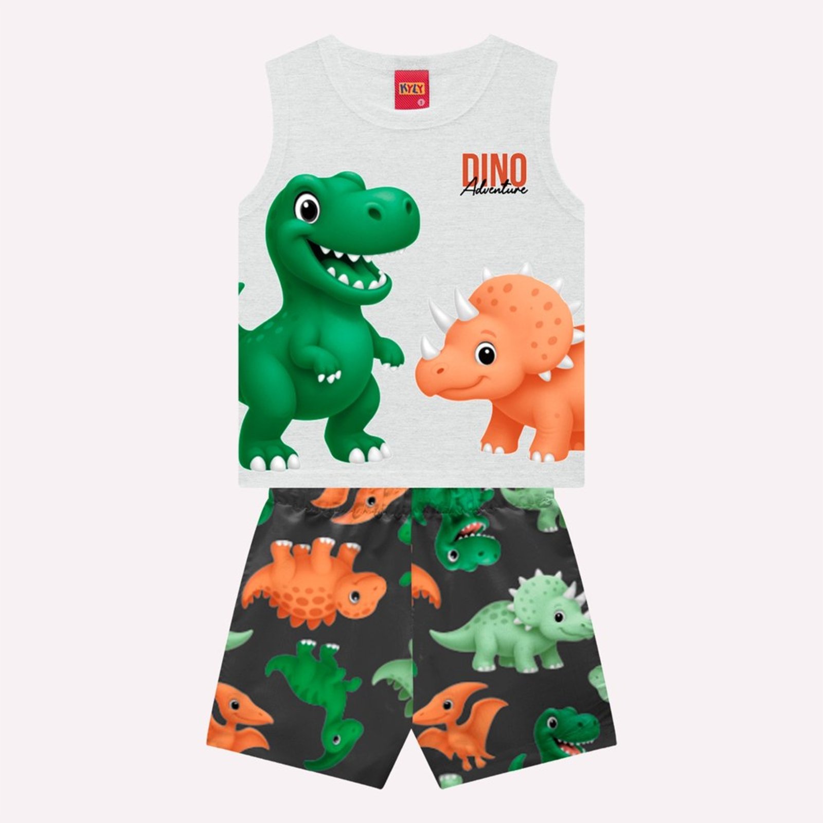 Infantil - Conjunto Menino Dinossauros Kyly