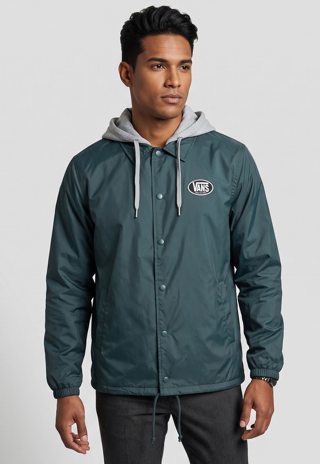 Jaqueta Masculina Vans Torrey Hooded Verde