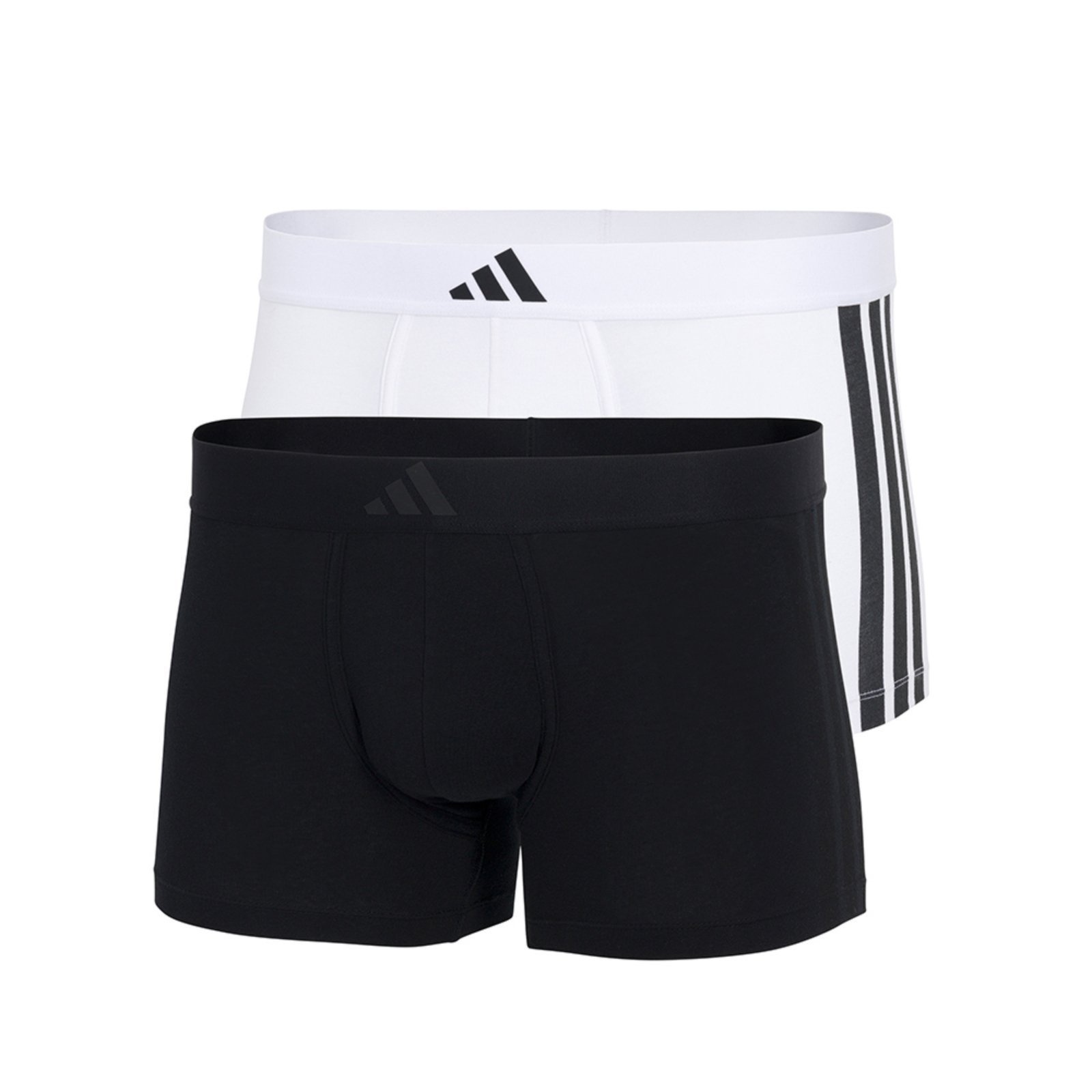 Kit com 2 Cuecas Boxer Baixa adidas Underwear Multicolorido