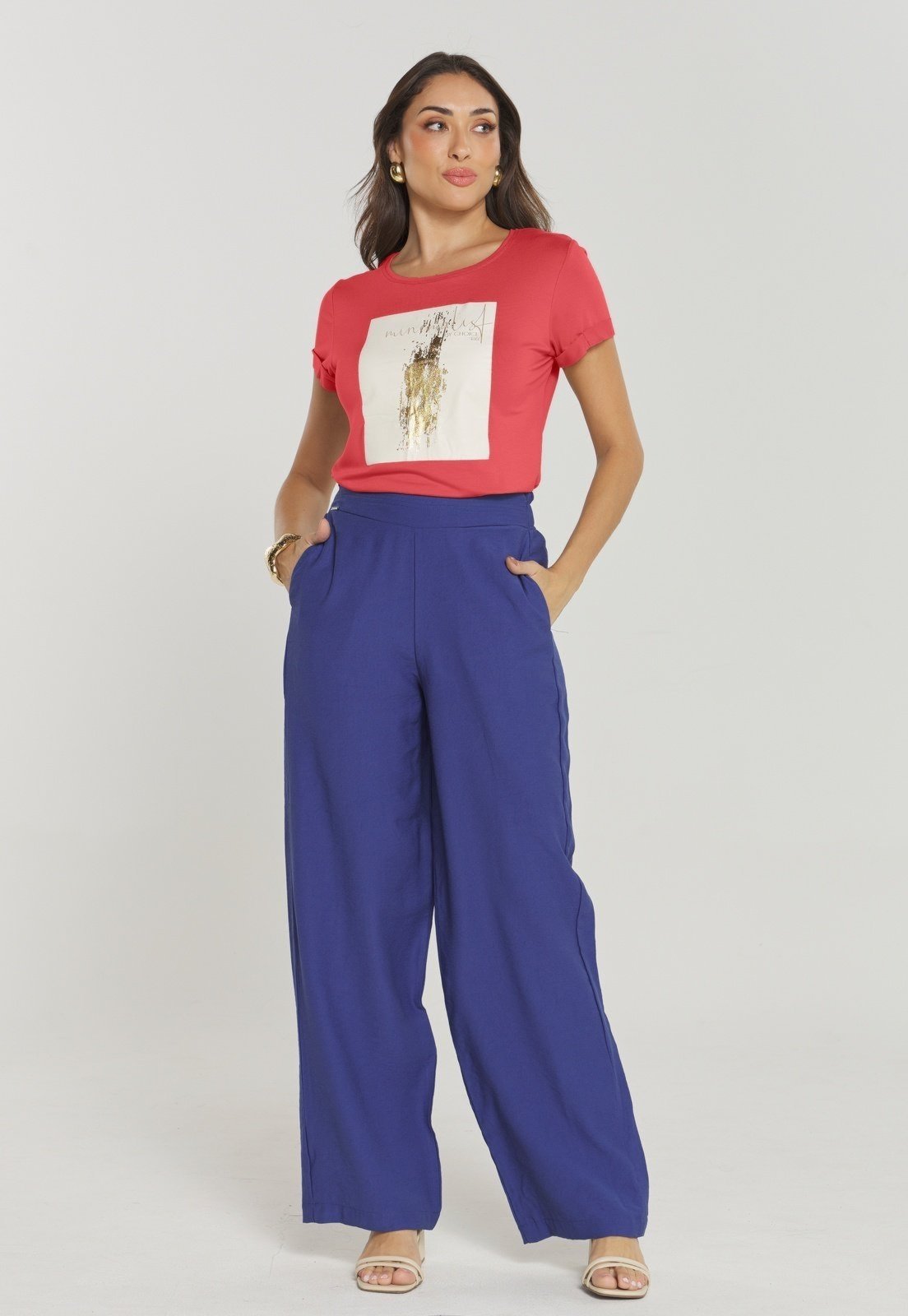 T-shirt Rudély Bloco Vermelho