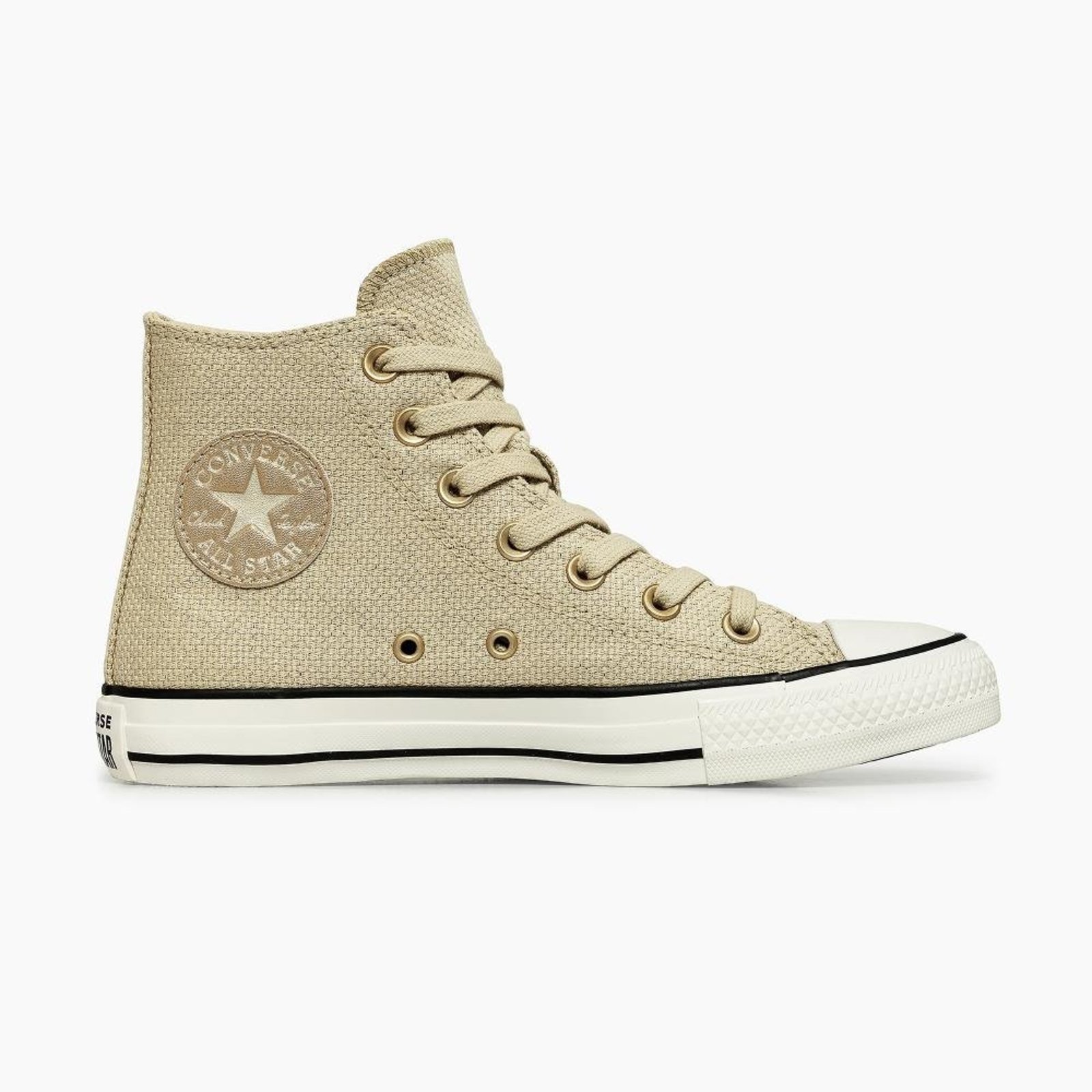 Tênis Chuck Taylor All Star Heathered Sheen Alto Bege