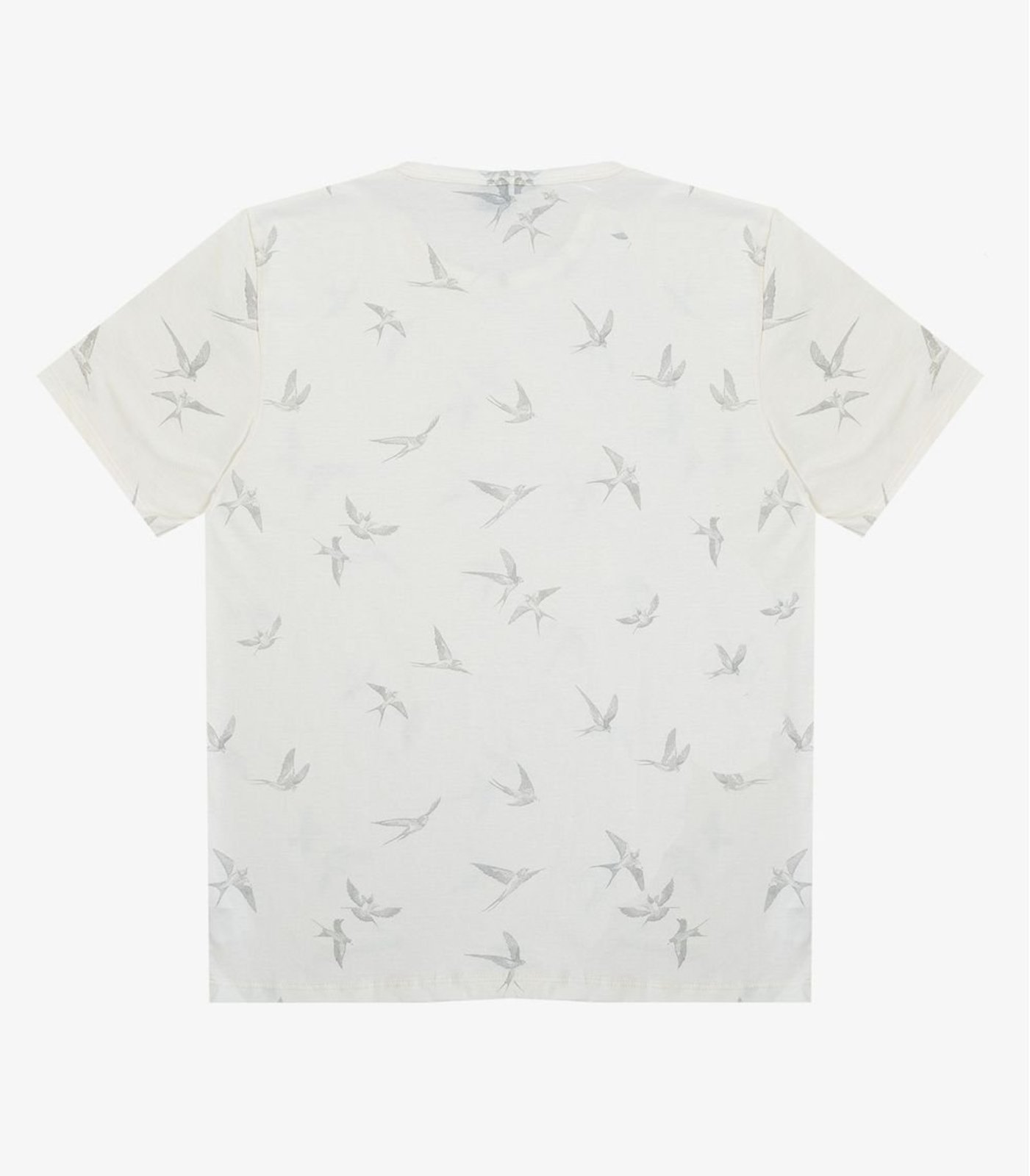 Vista 3 Camiseta Masculina Estampada Select bege Select bege