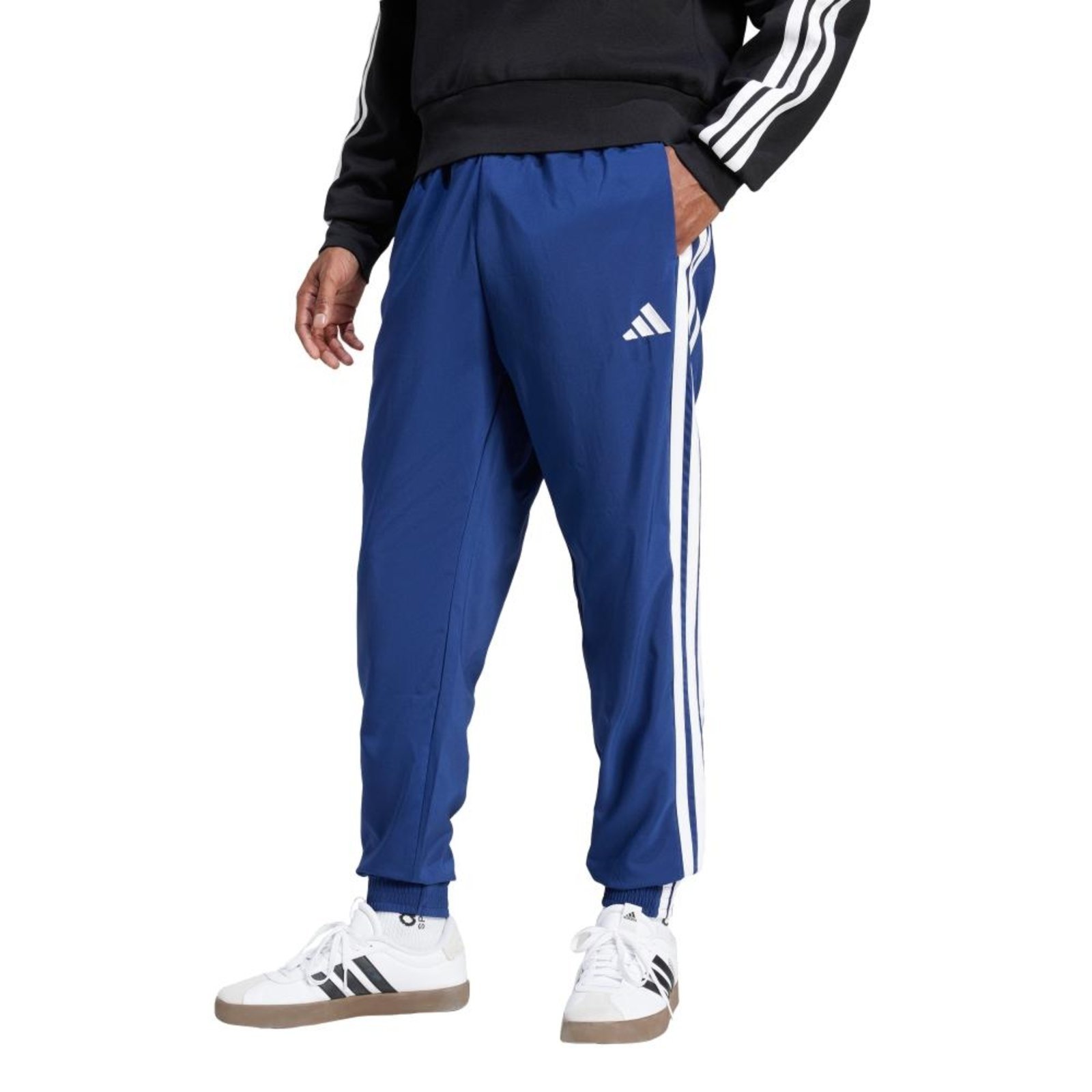 Calça Malha Essentials Três Listras adidas Sportswear Azul