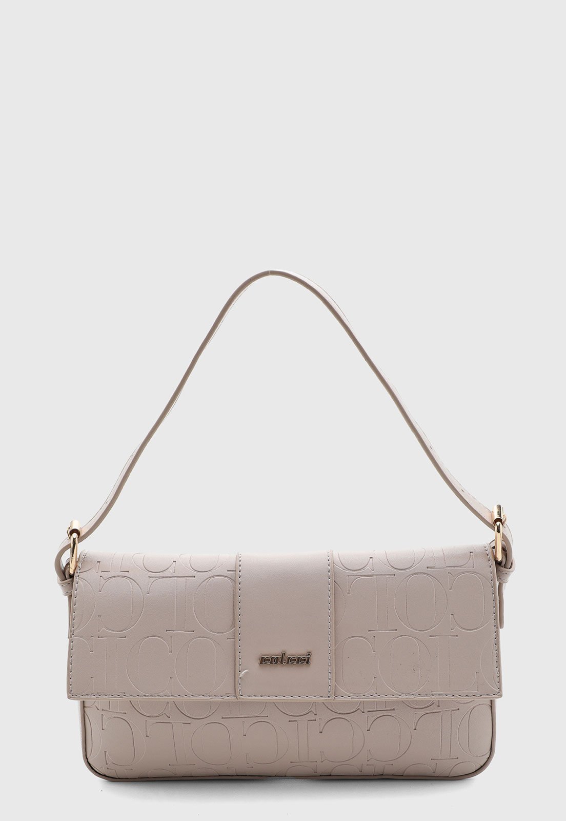 Bolsa Feminina Colcci Design Retangular Bege