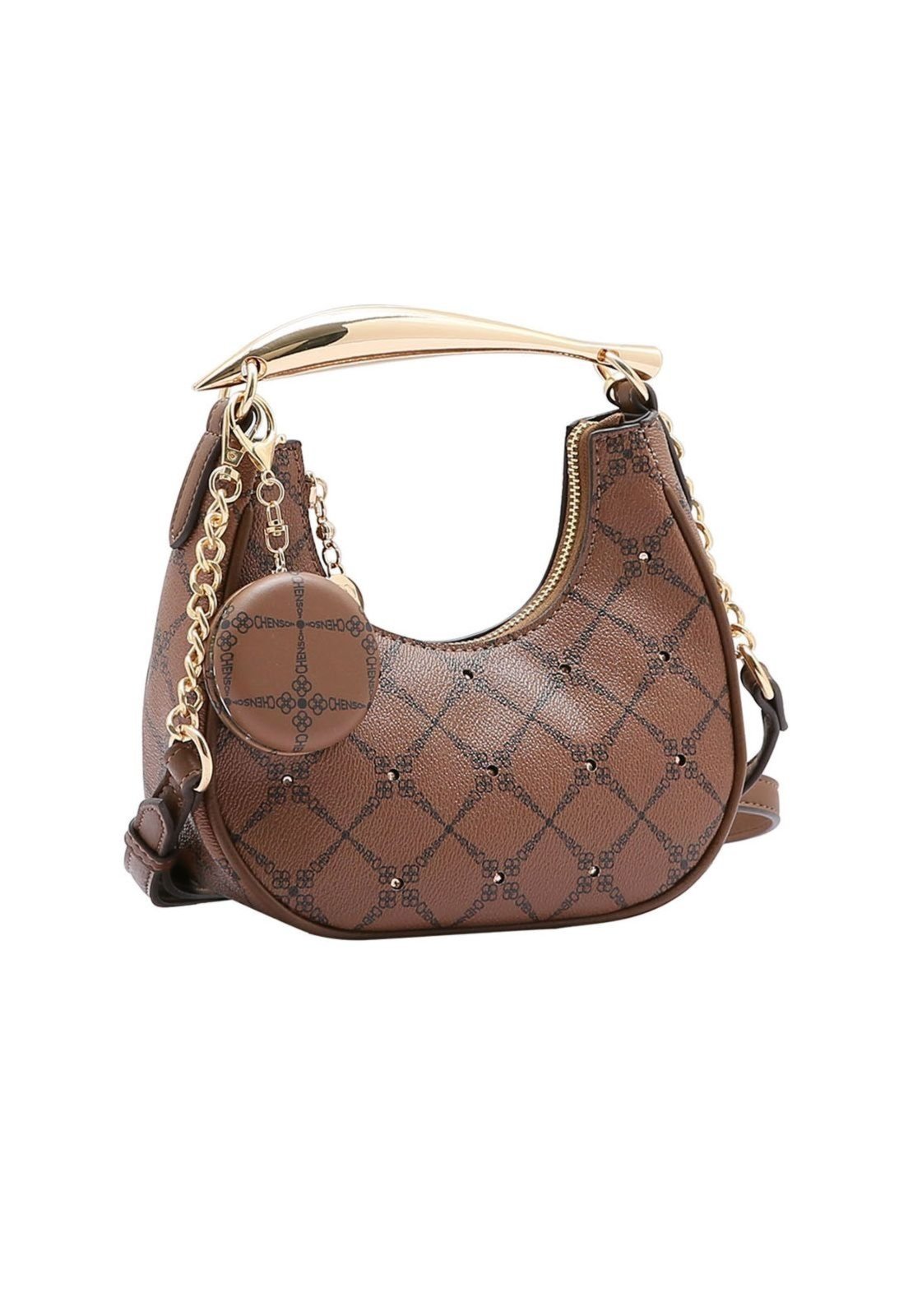 Bolsa Feminina Chenson Cristal Classico Marrom 3484723