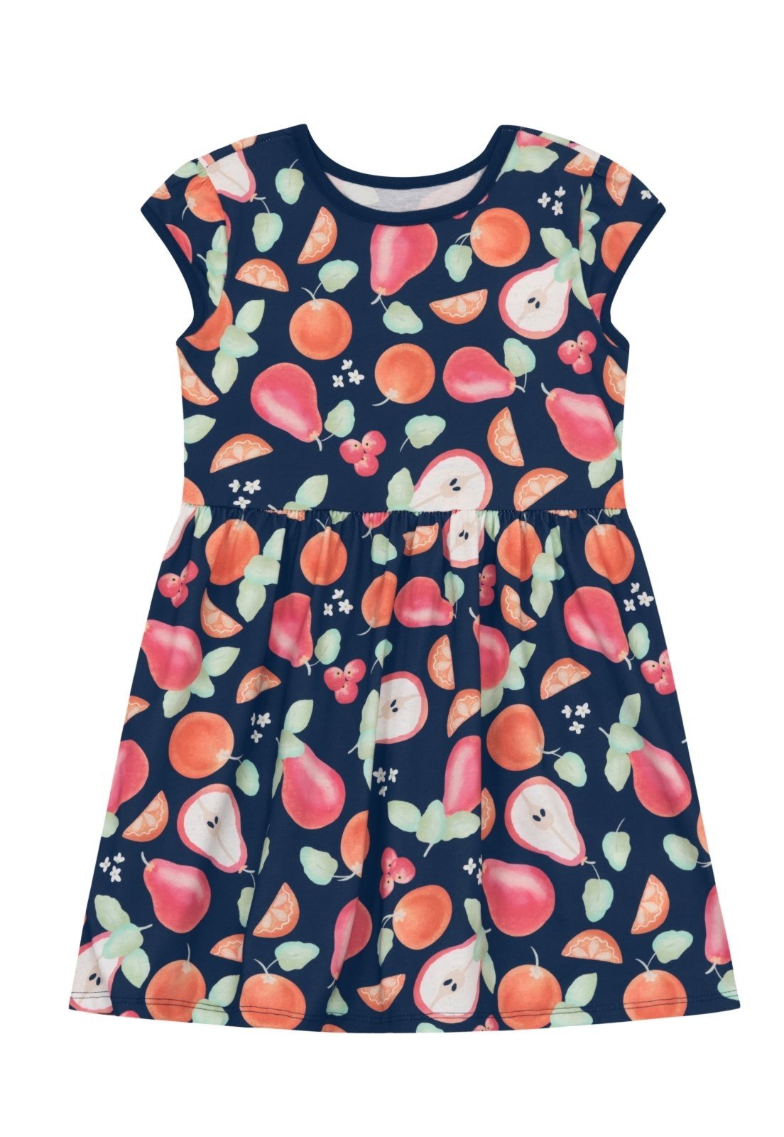 Infantil - Vestido menina em malha Brandili
